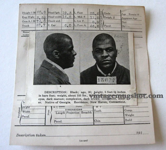 1924 - Escaped Doing Time for Forging Money Order