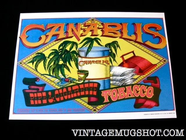 1967 - Rick Griffin Can-A-Blis Pot Poster