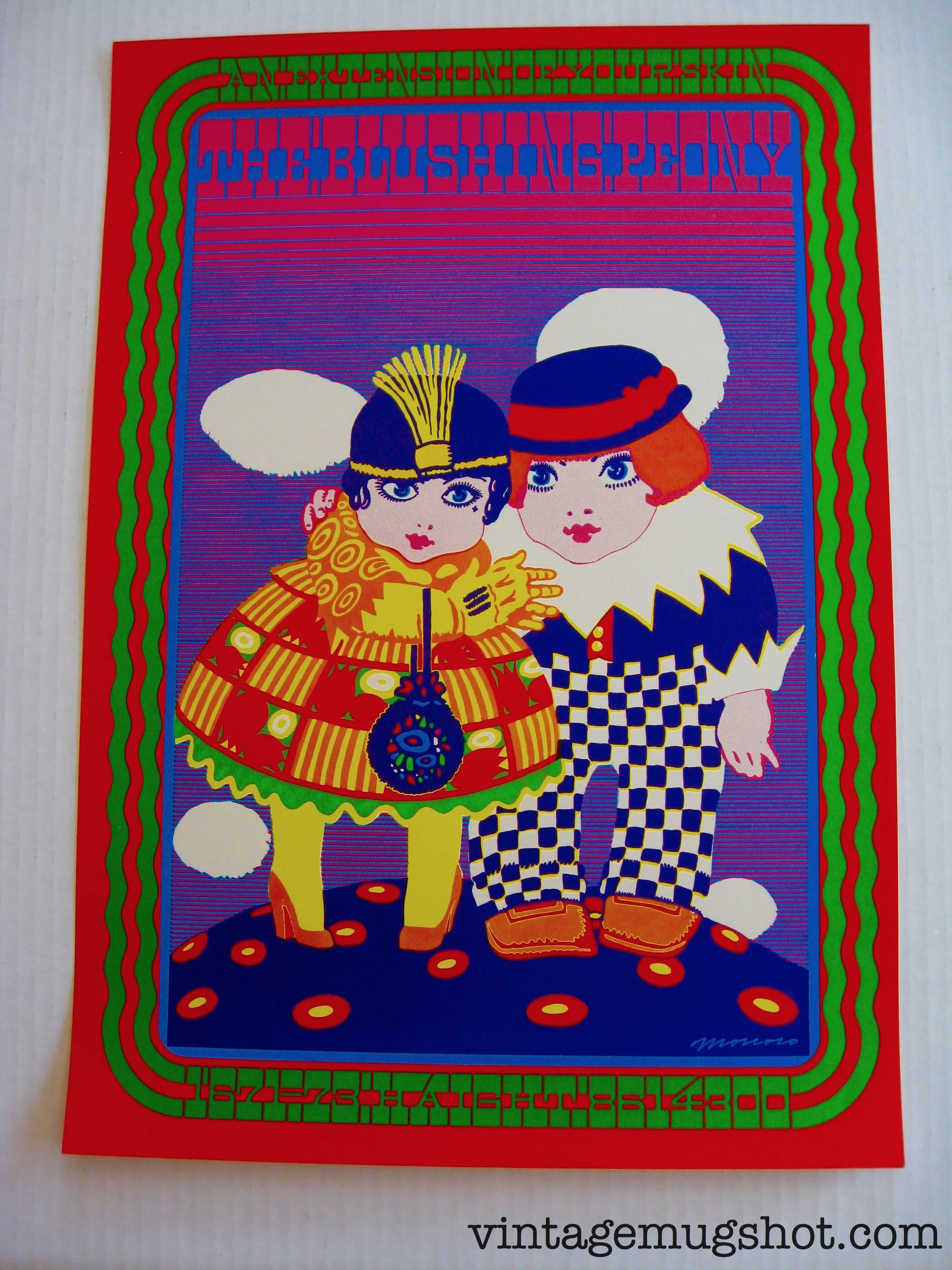 1967 - Neon Rose Blushing Peony Poster NR-17