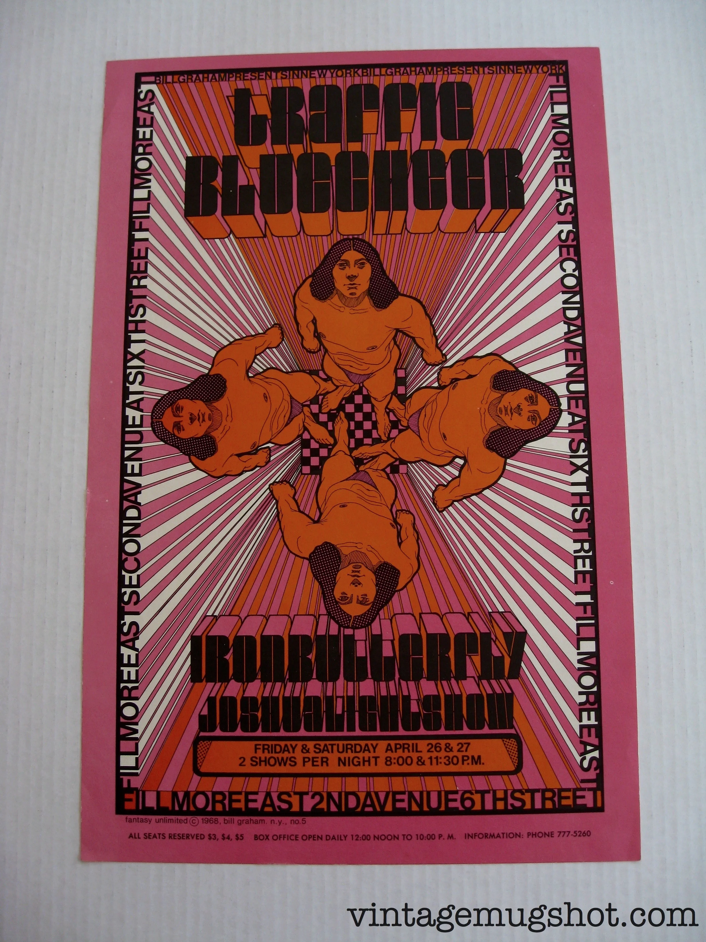 1968 - Fillmore East Traffic Poster FME005