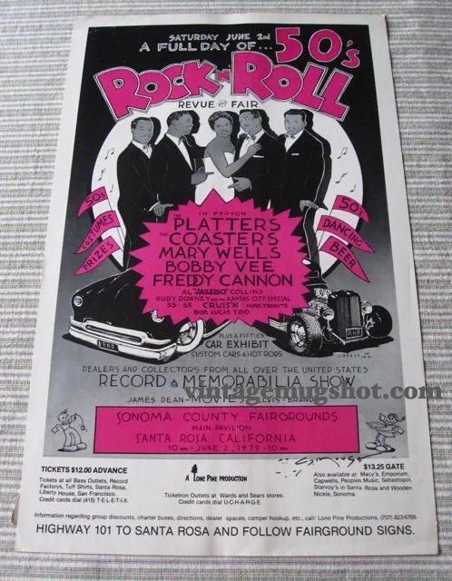 1979 - 50s Rock and Roll Revue Stanley Mouse Poster