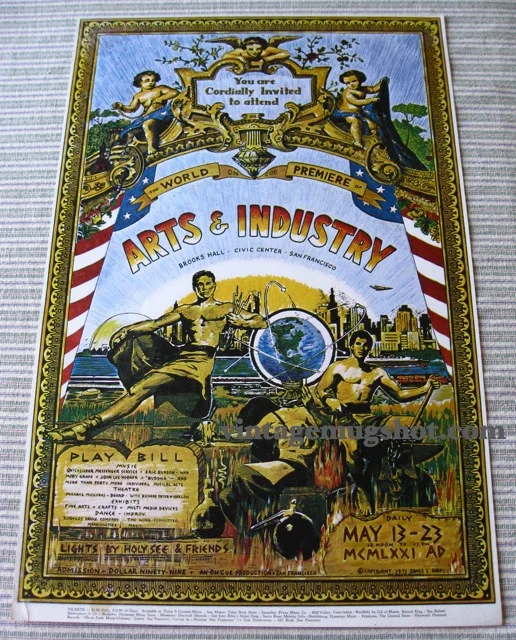 1971 - Arts and Industry Quicksilver Messenger Service Poster