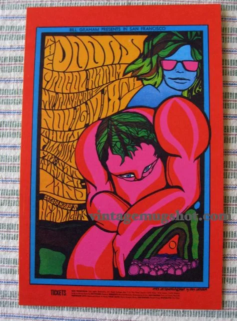 1967 - The Doors Concert Postcard BG 93