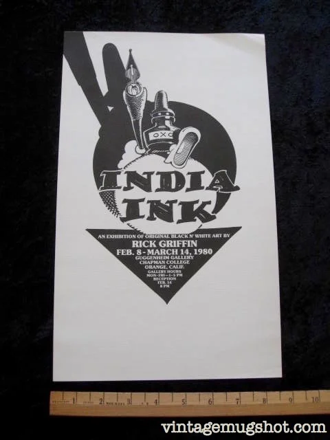1980 - Rick Griffin India Ink Exhibition