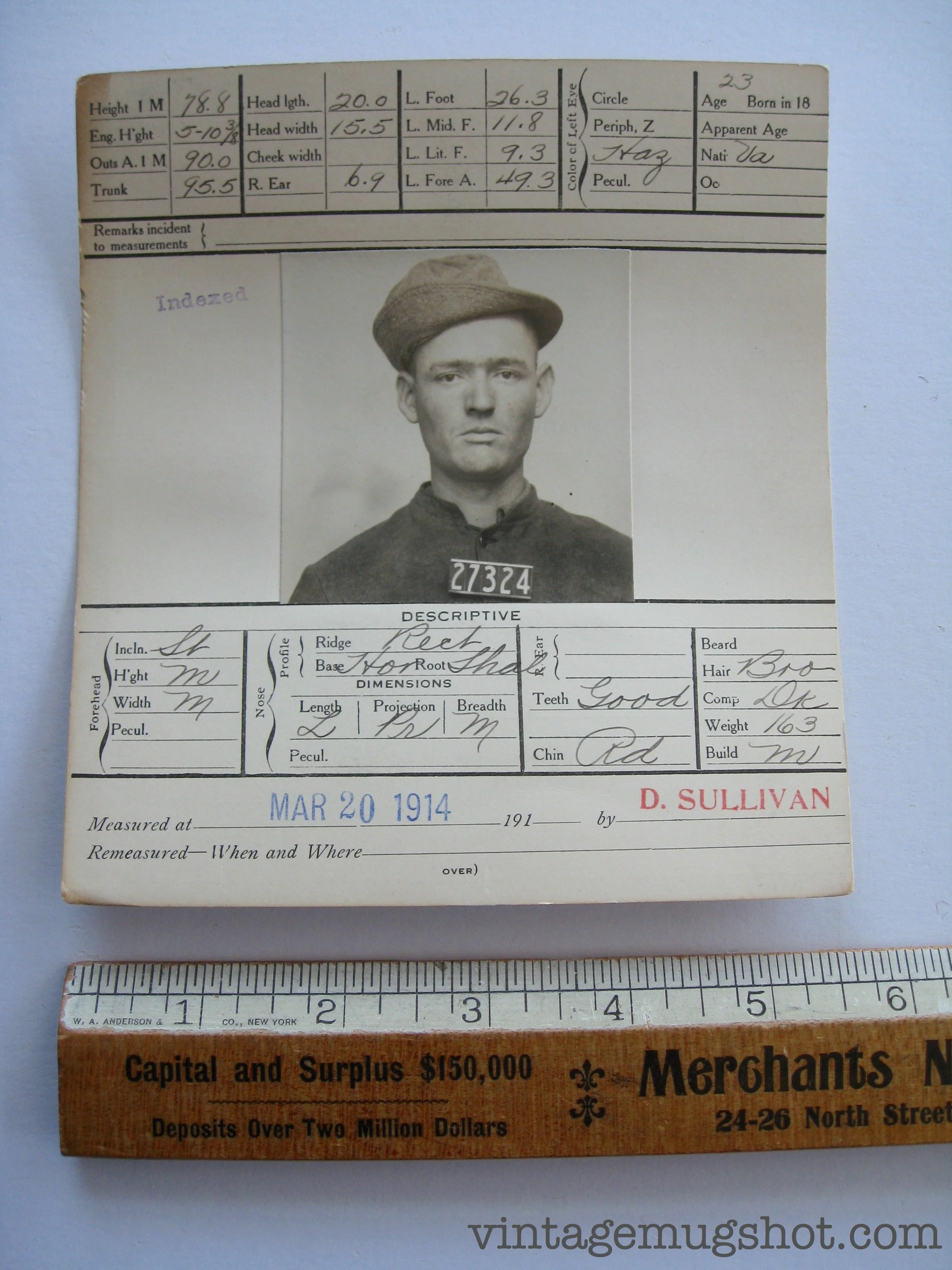1914 - Navy Murderer in Strange Hat