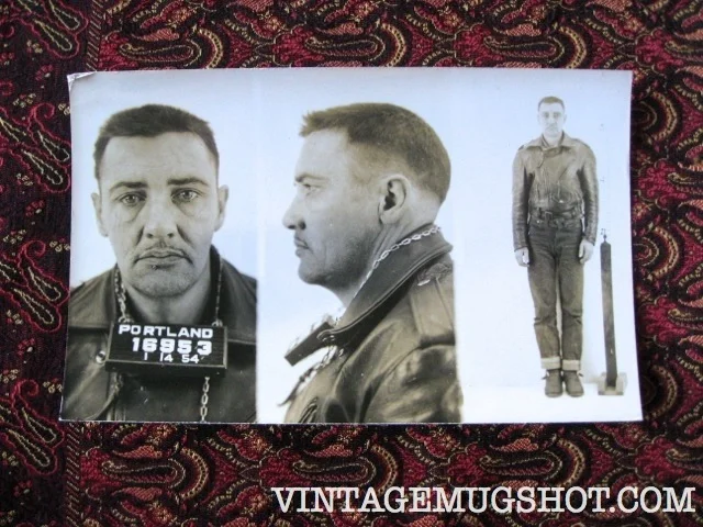 1954 - Burglar in Leather Jacket with Hazel Eyes