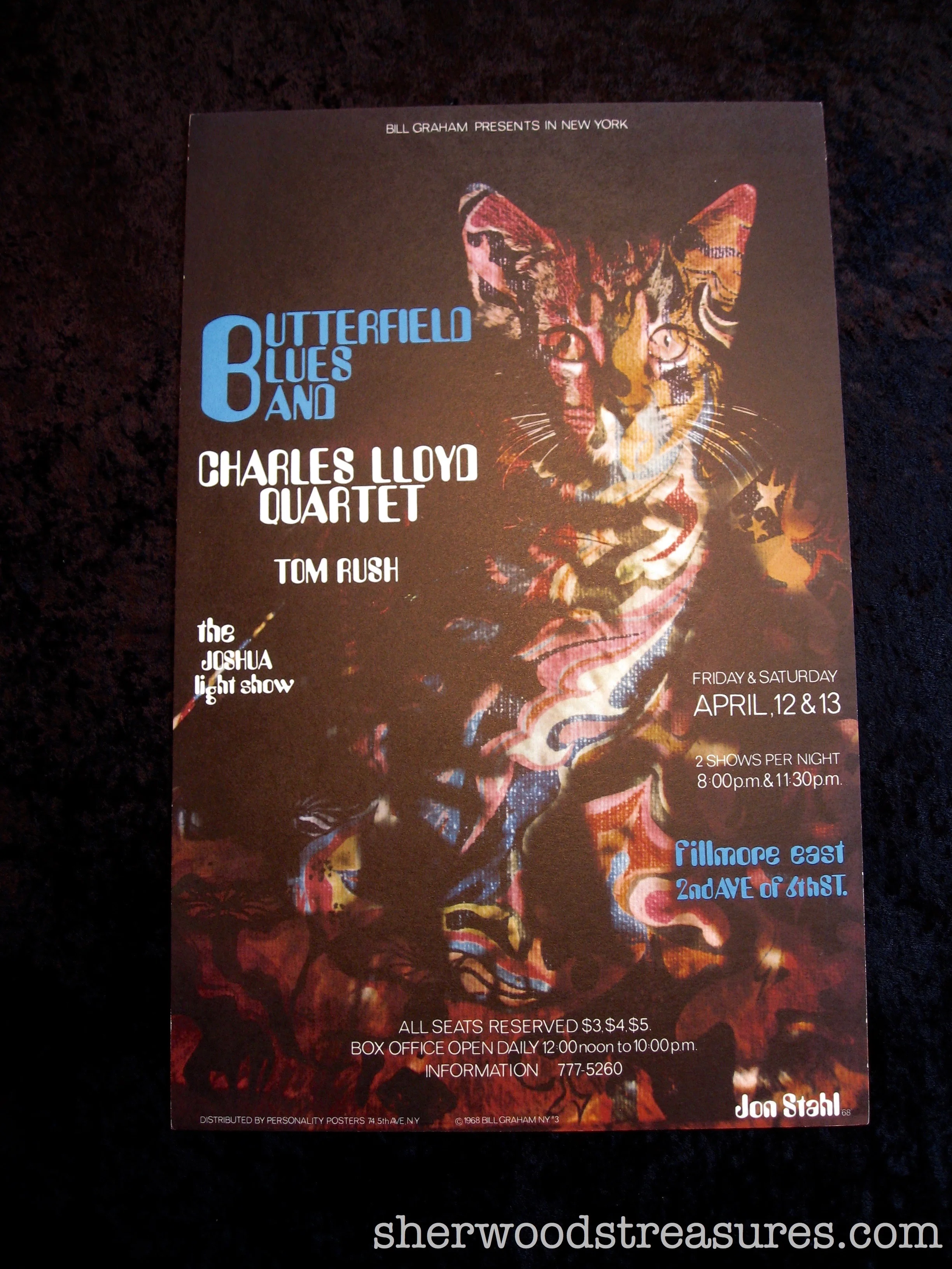 1968 - Butterfield Blues Band Fillmore Poster