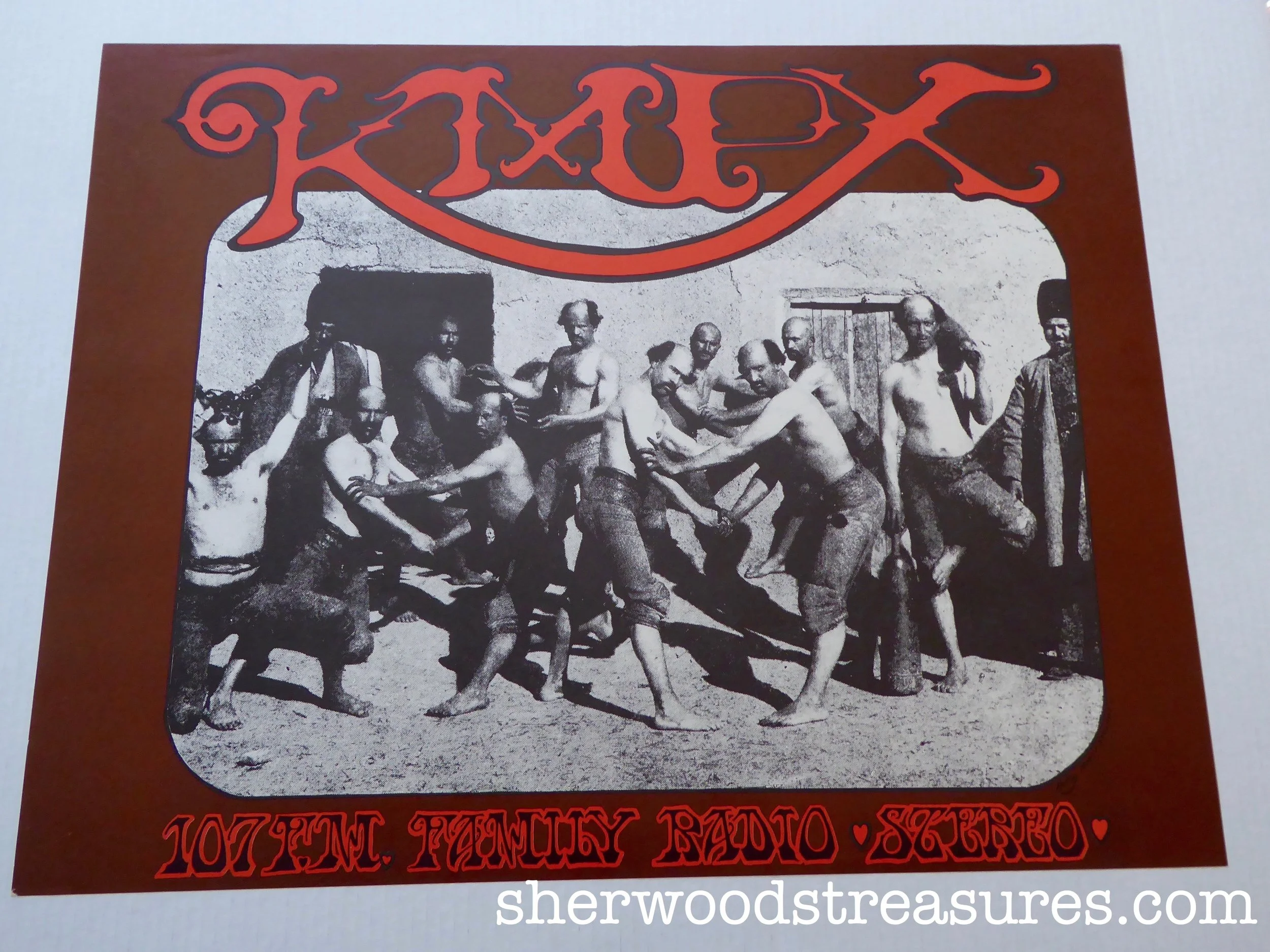 1967 - KMPX Underground Radio Station Mouse Kelley Poster