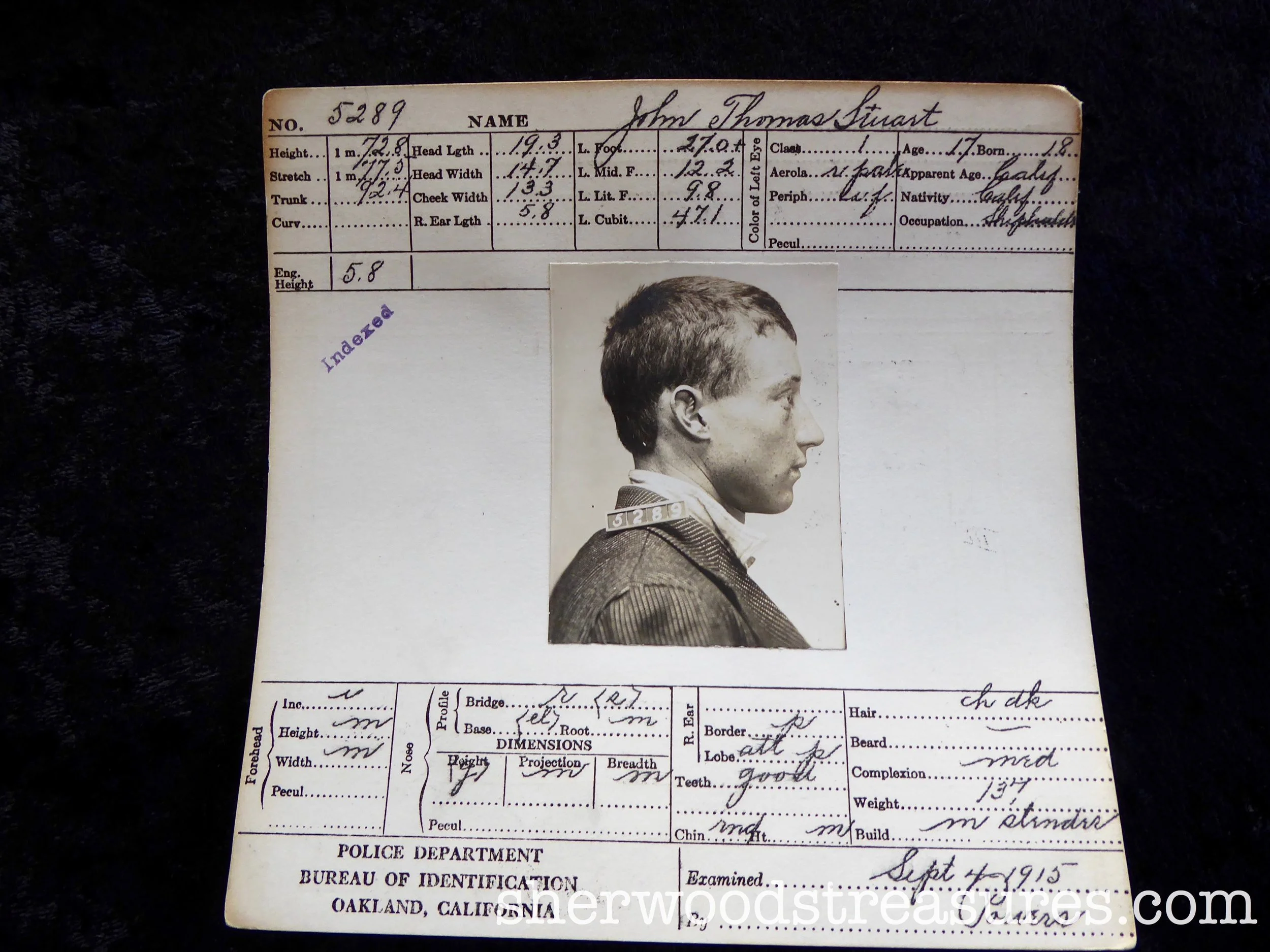 1915 - 17-Year-Old Purse Snatcher