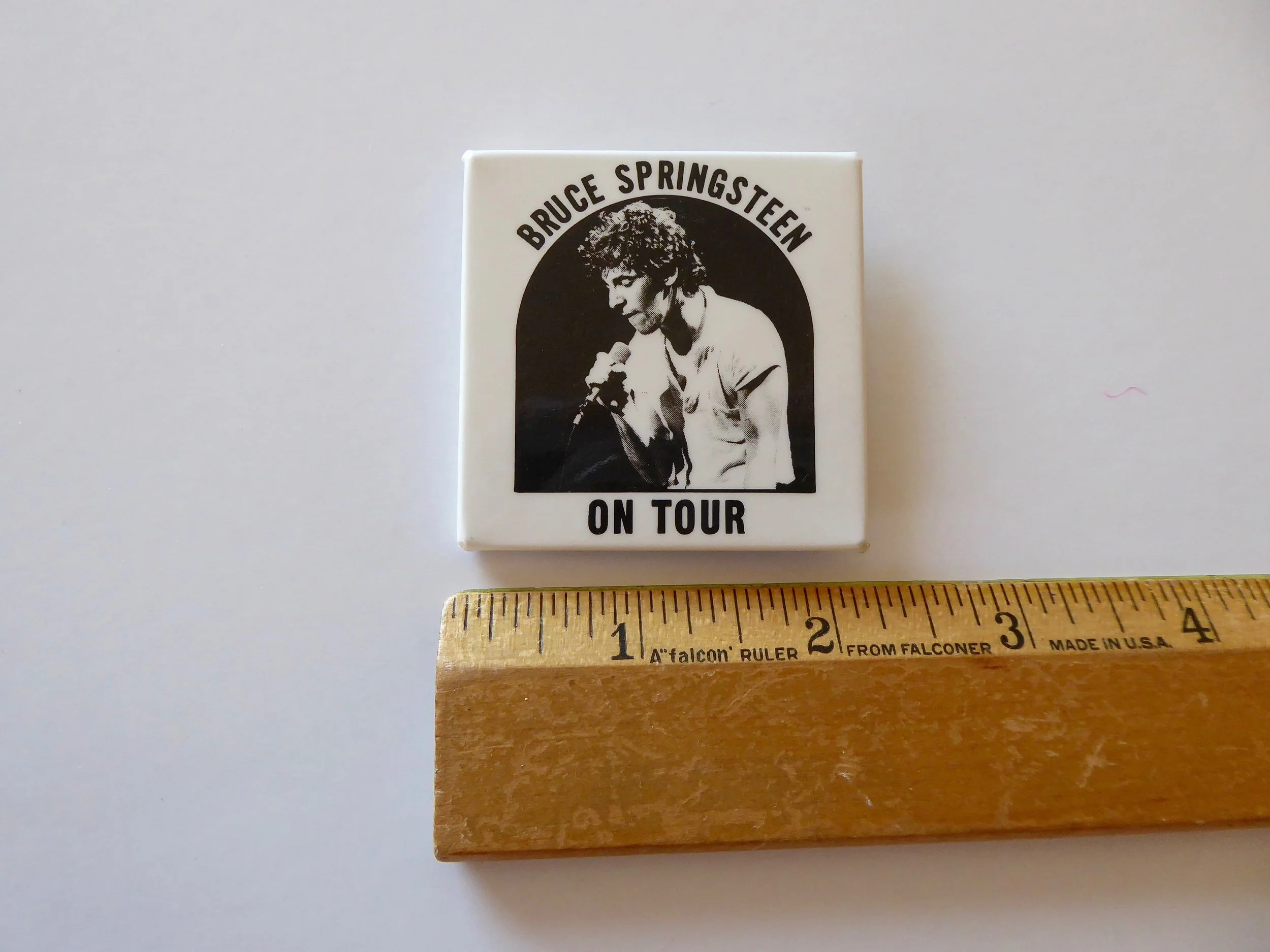 "Bruce Springsteen On Tour" Photographic Button