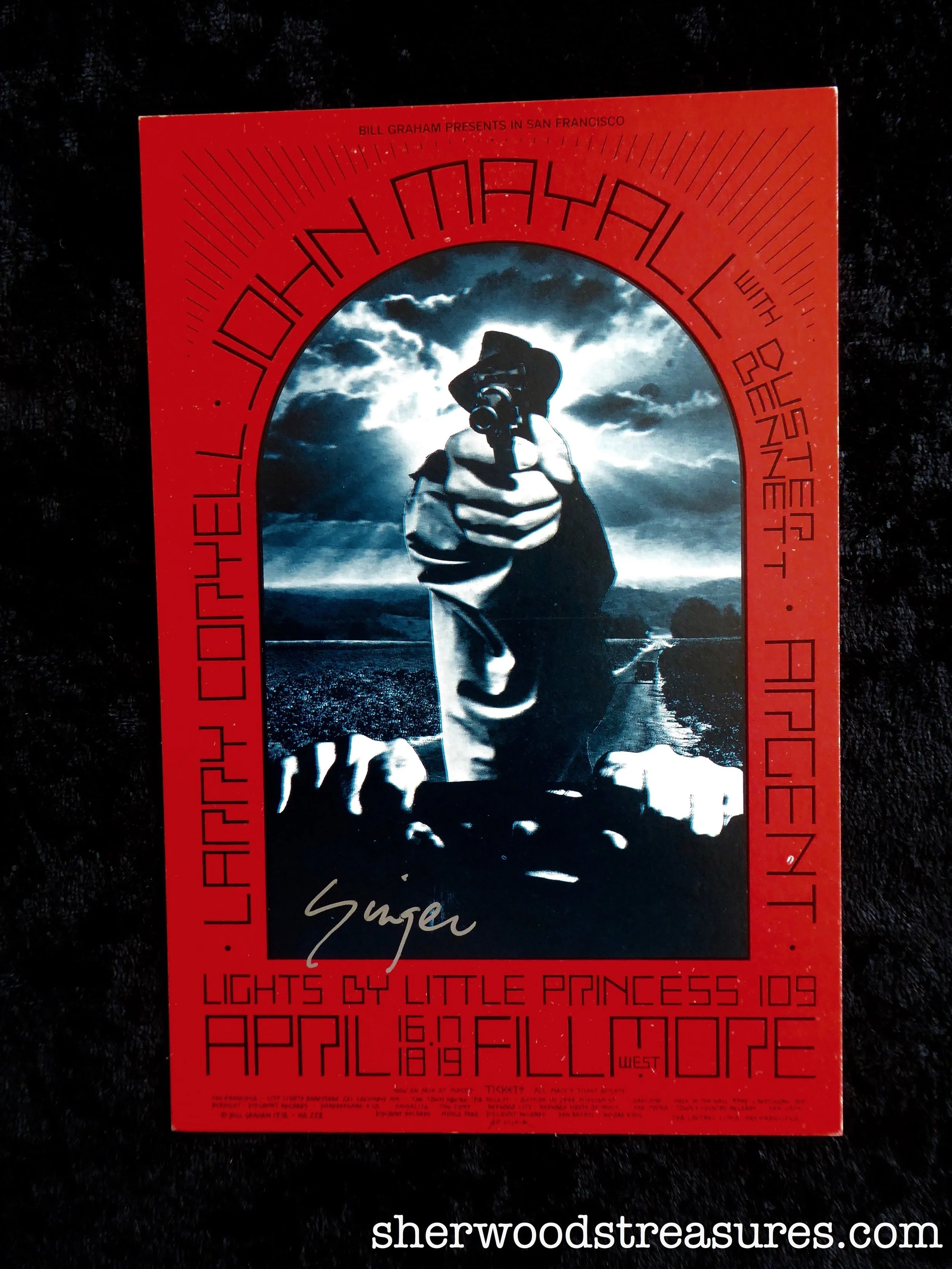 1970 - Signed David Singer Fillmore Handbill BG 228