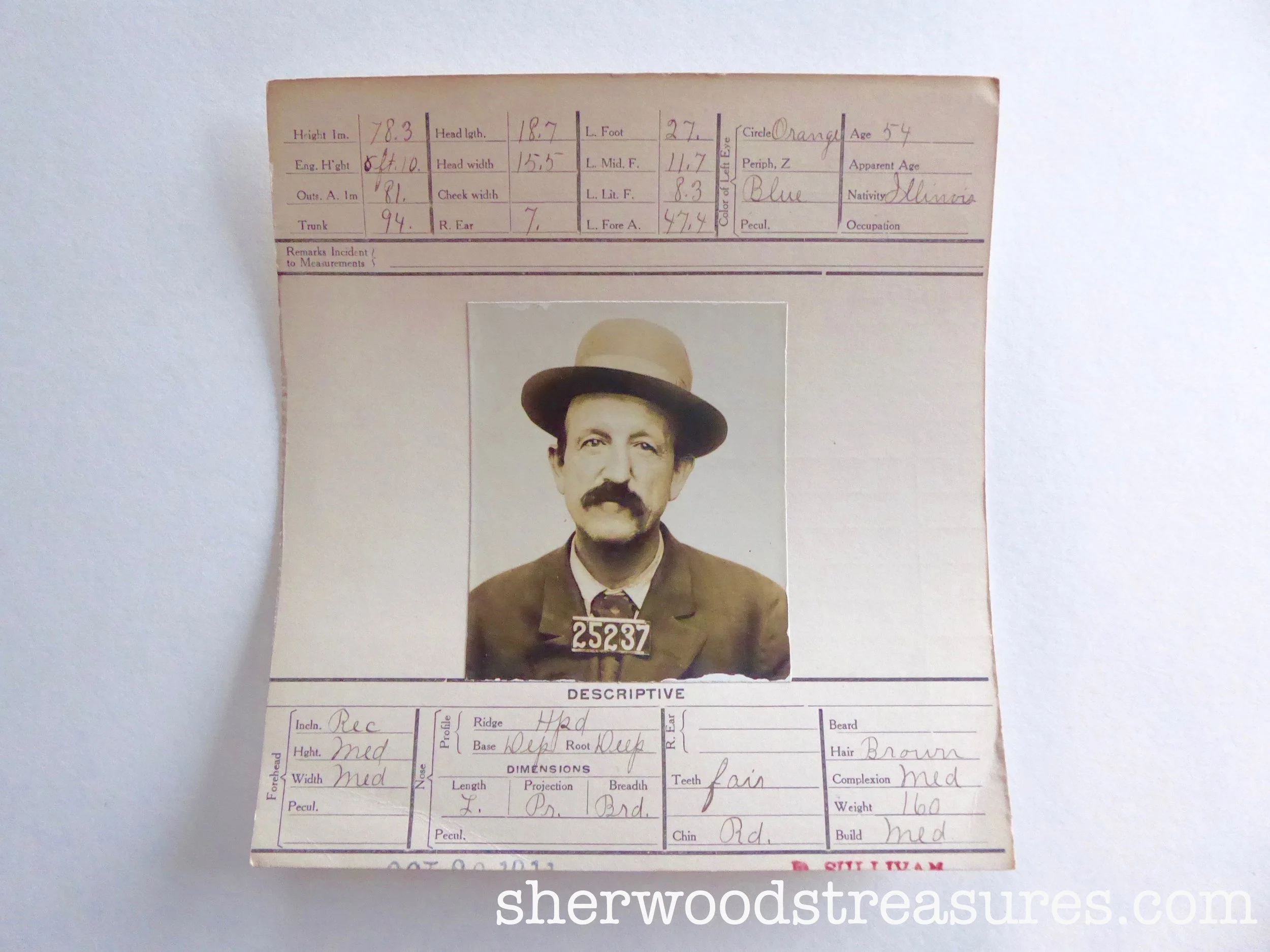 1911 - Mustachioed Murderer
