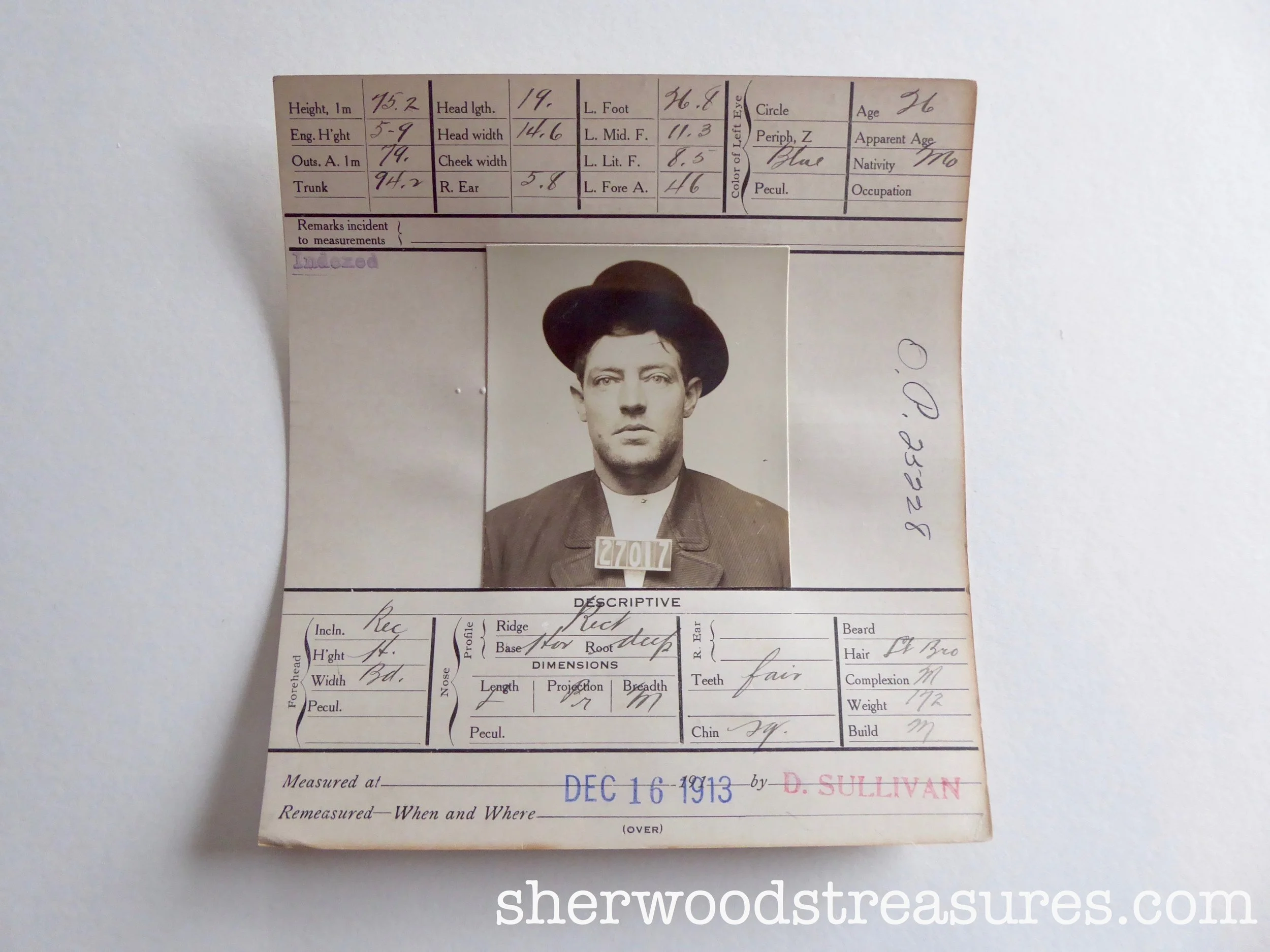 1913 - Rapist in a Bowler Hat