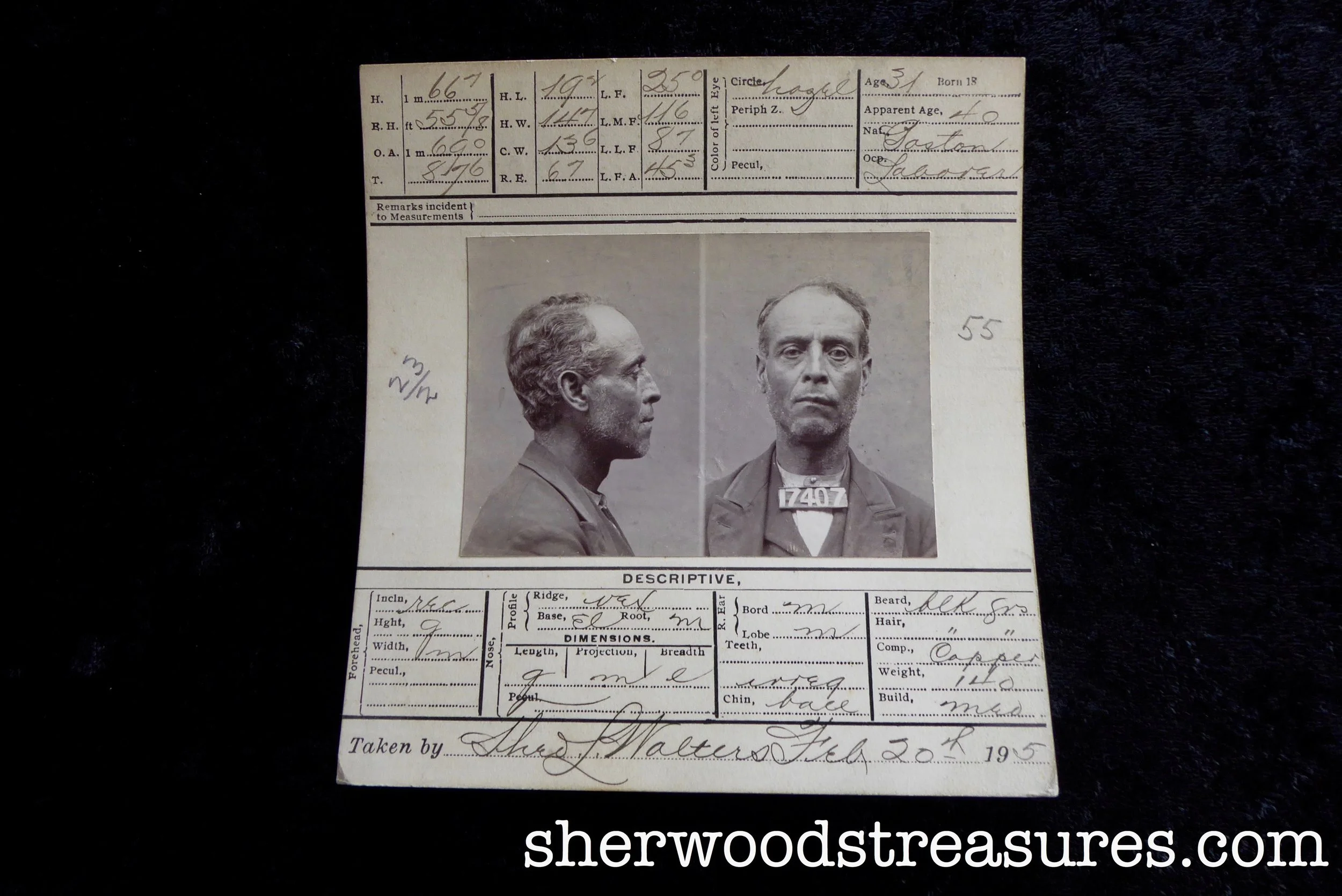 1905 - Copper-Colored Man Busted For Indecent Exposure