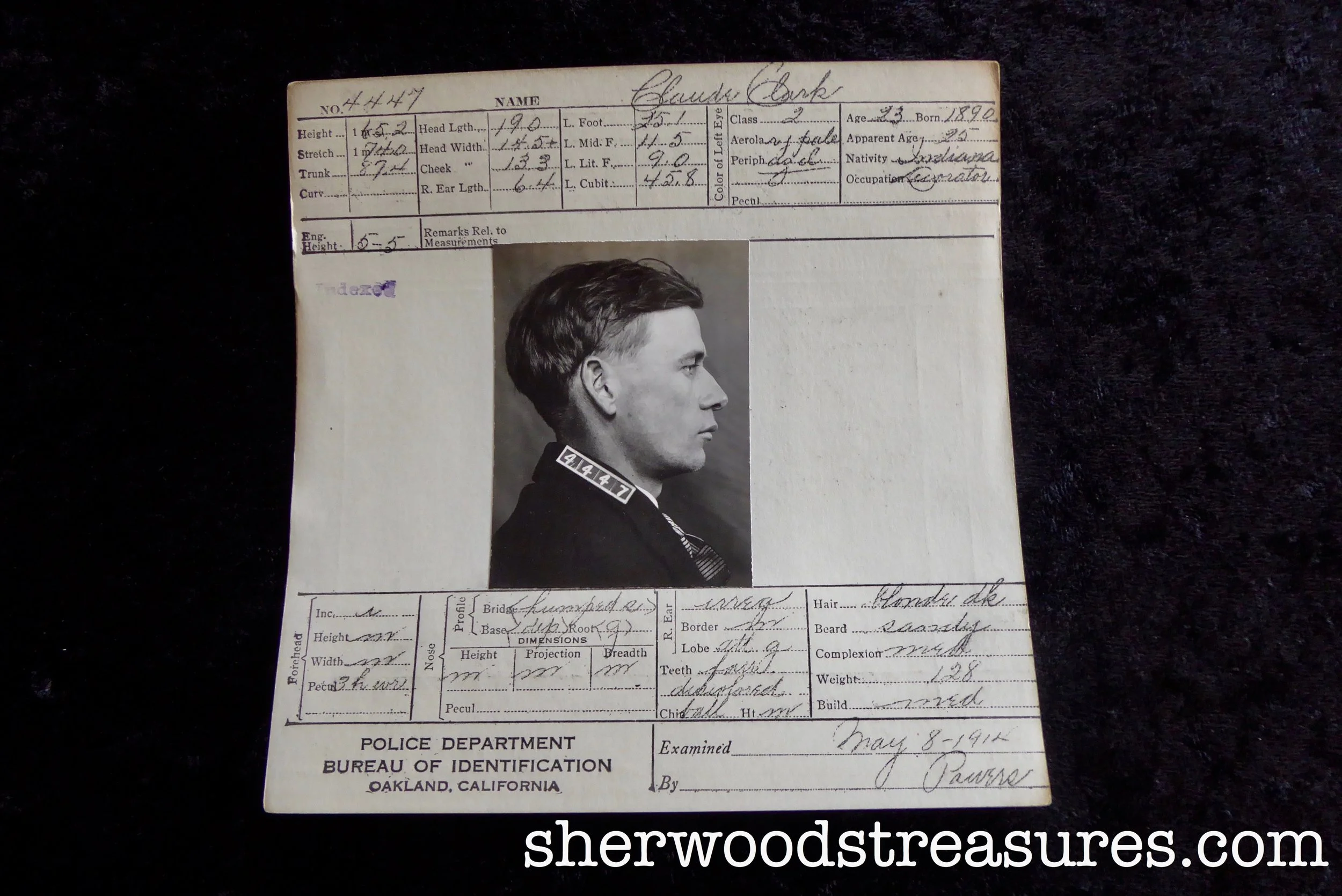 1914 - 23-Year-Old Oakland Pimp