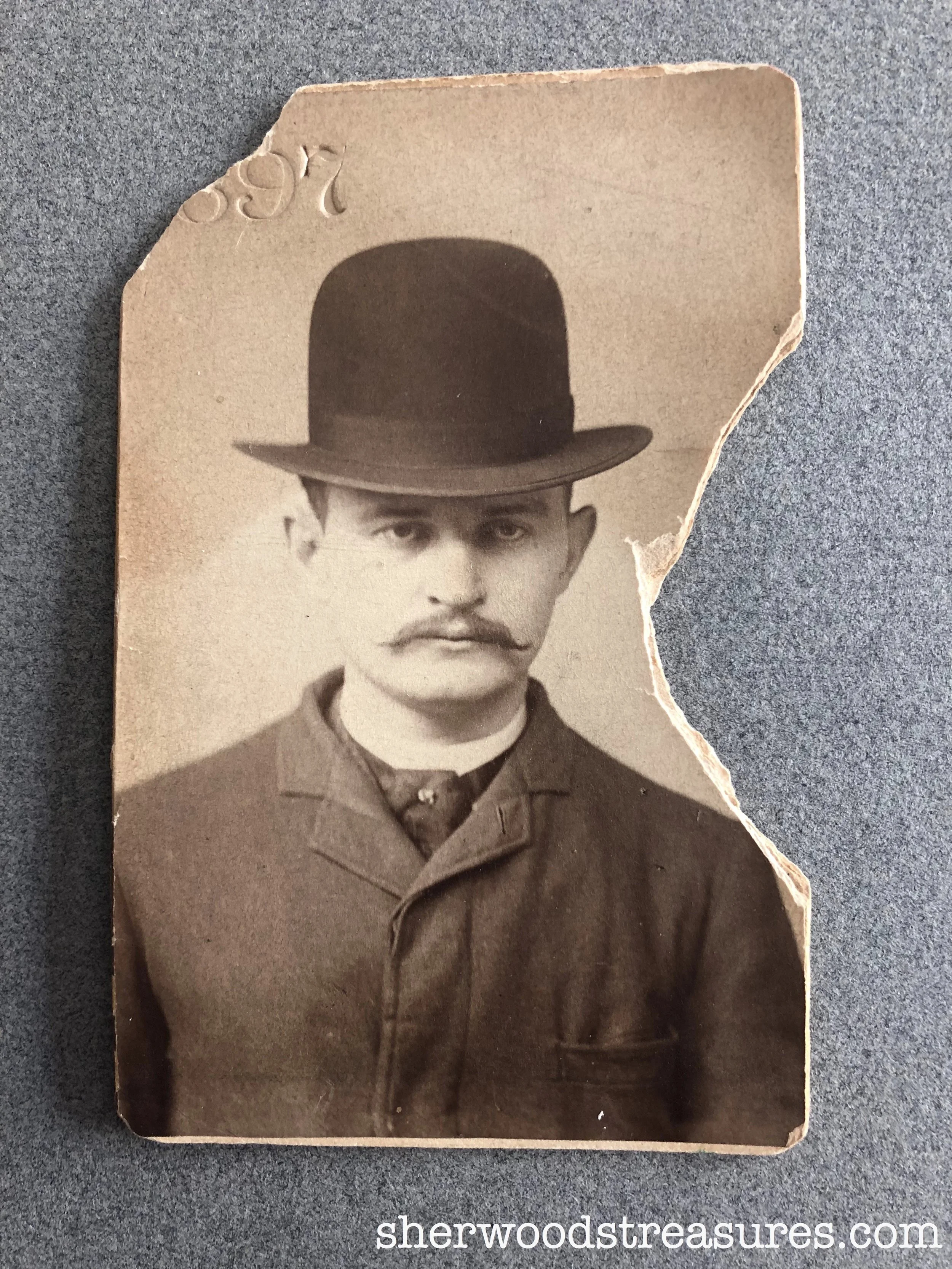 1885 - Blue-Eyed Pickpocket in Bowler Hat
