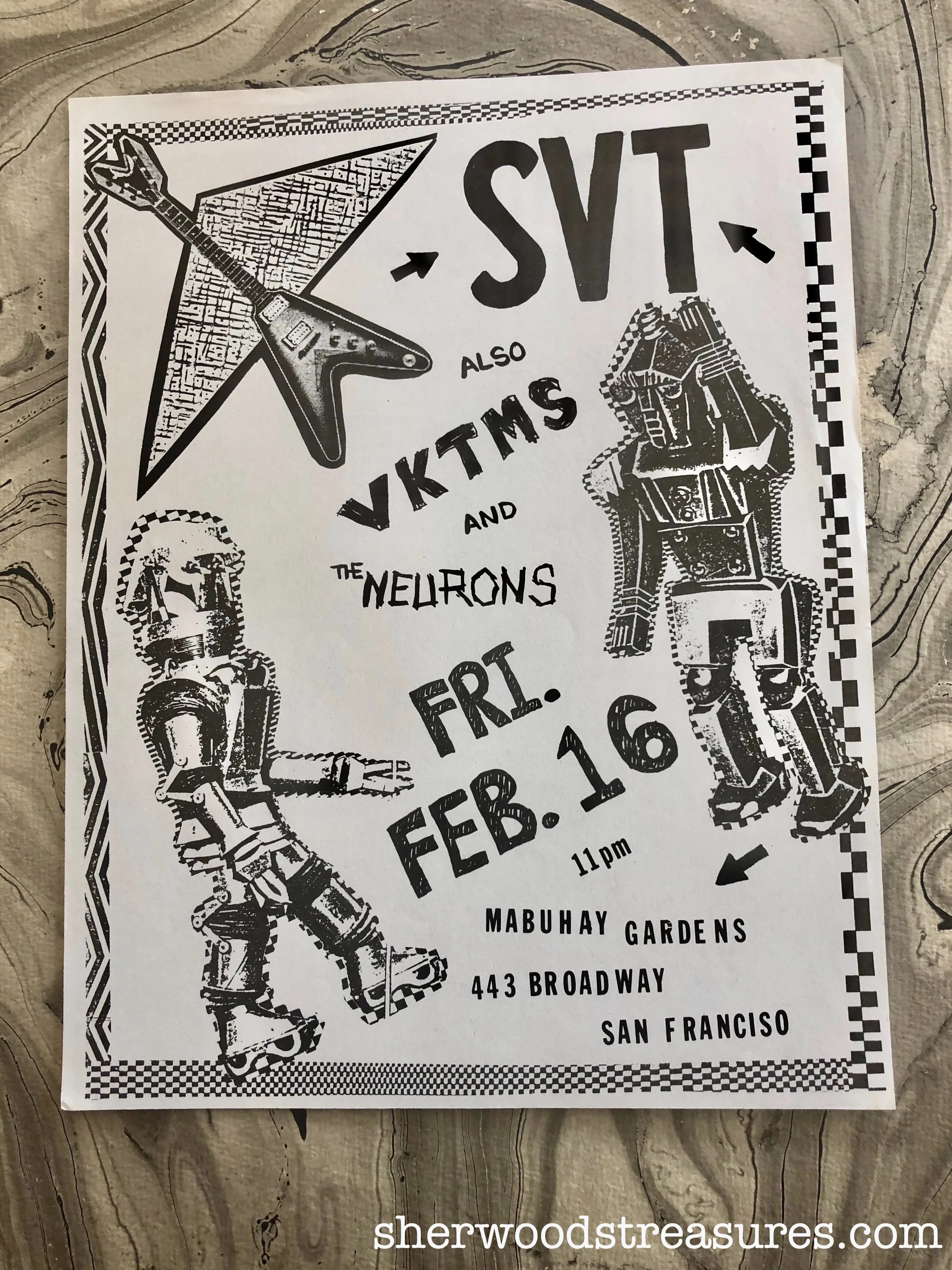 1979 - SVT & VKTMS Mabuhay Gardens Punk Show Handbill
