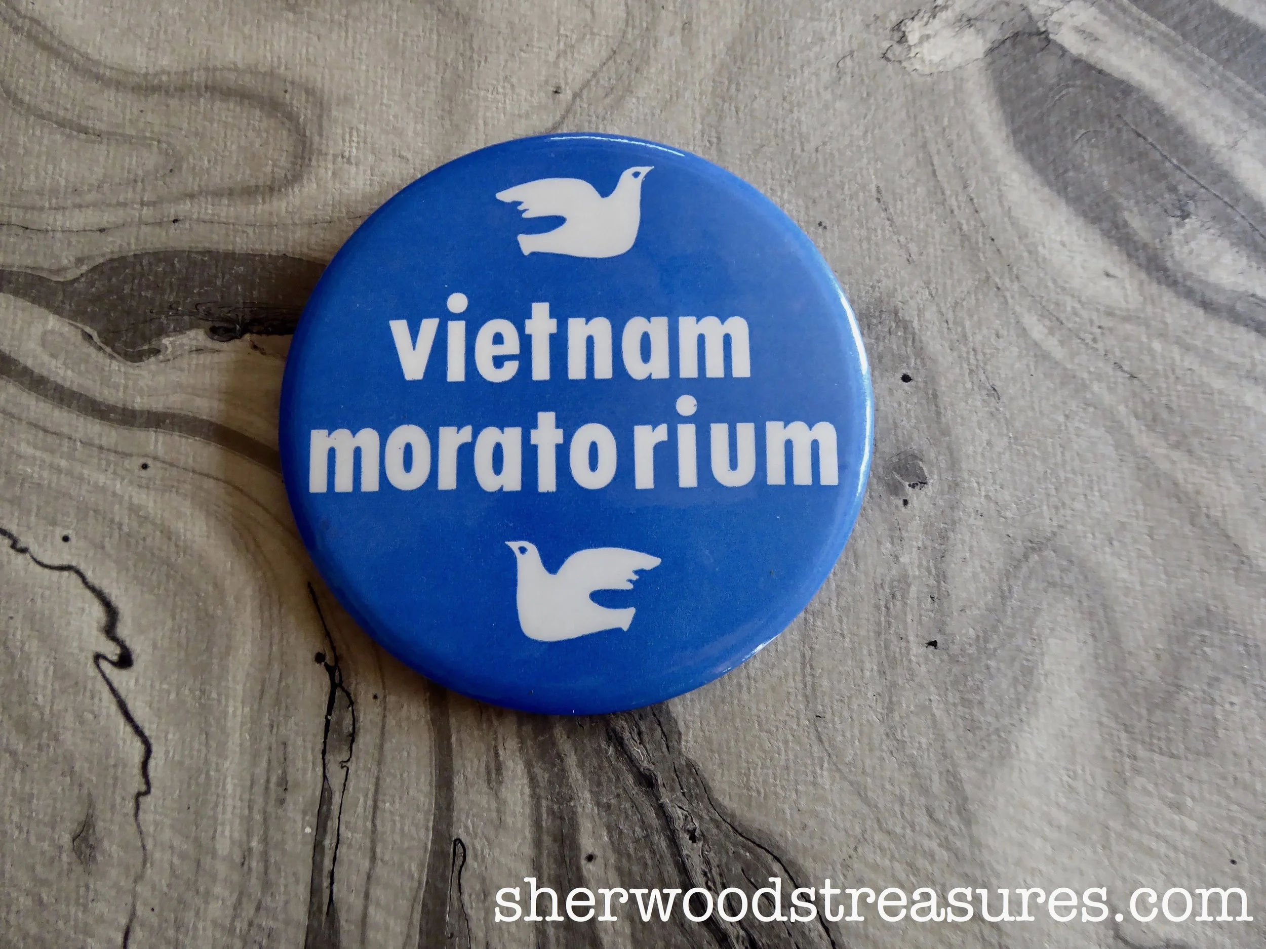 “Vietnam Moratorium" Large Button