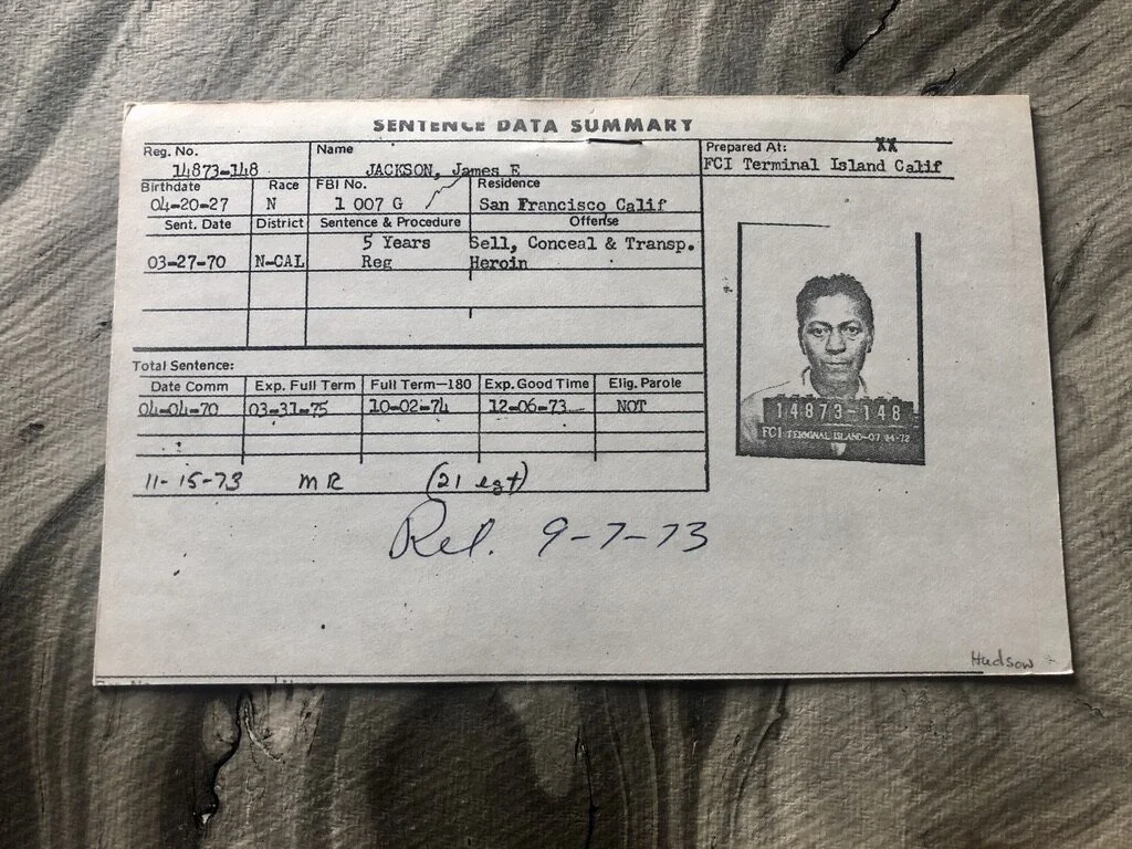 1970 - Heroin Sales and Transport Sentence Data Summary Card