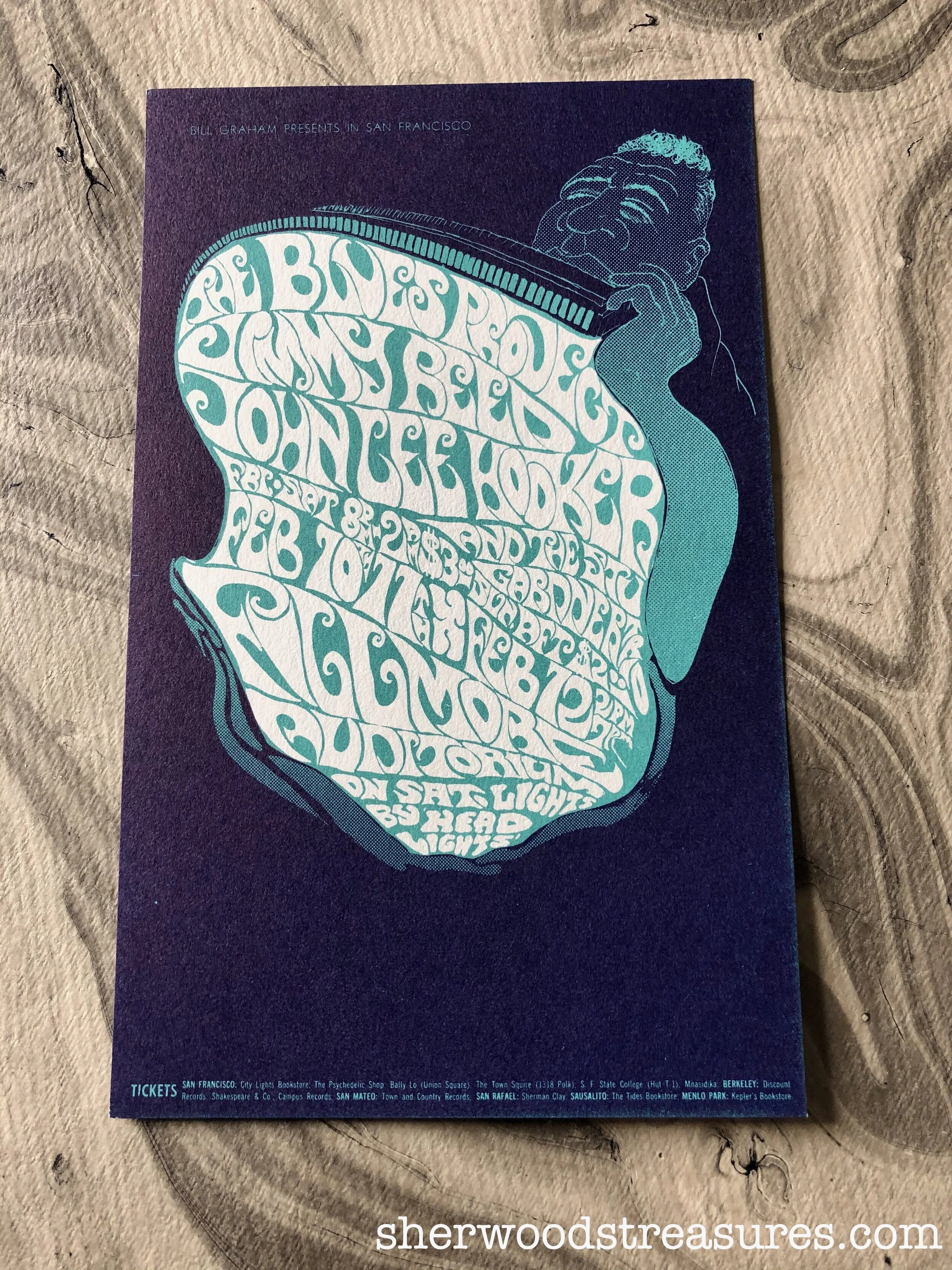 1967 - Blues Concert Postcard BG 49