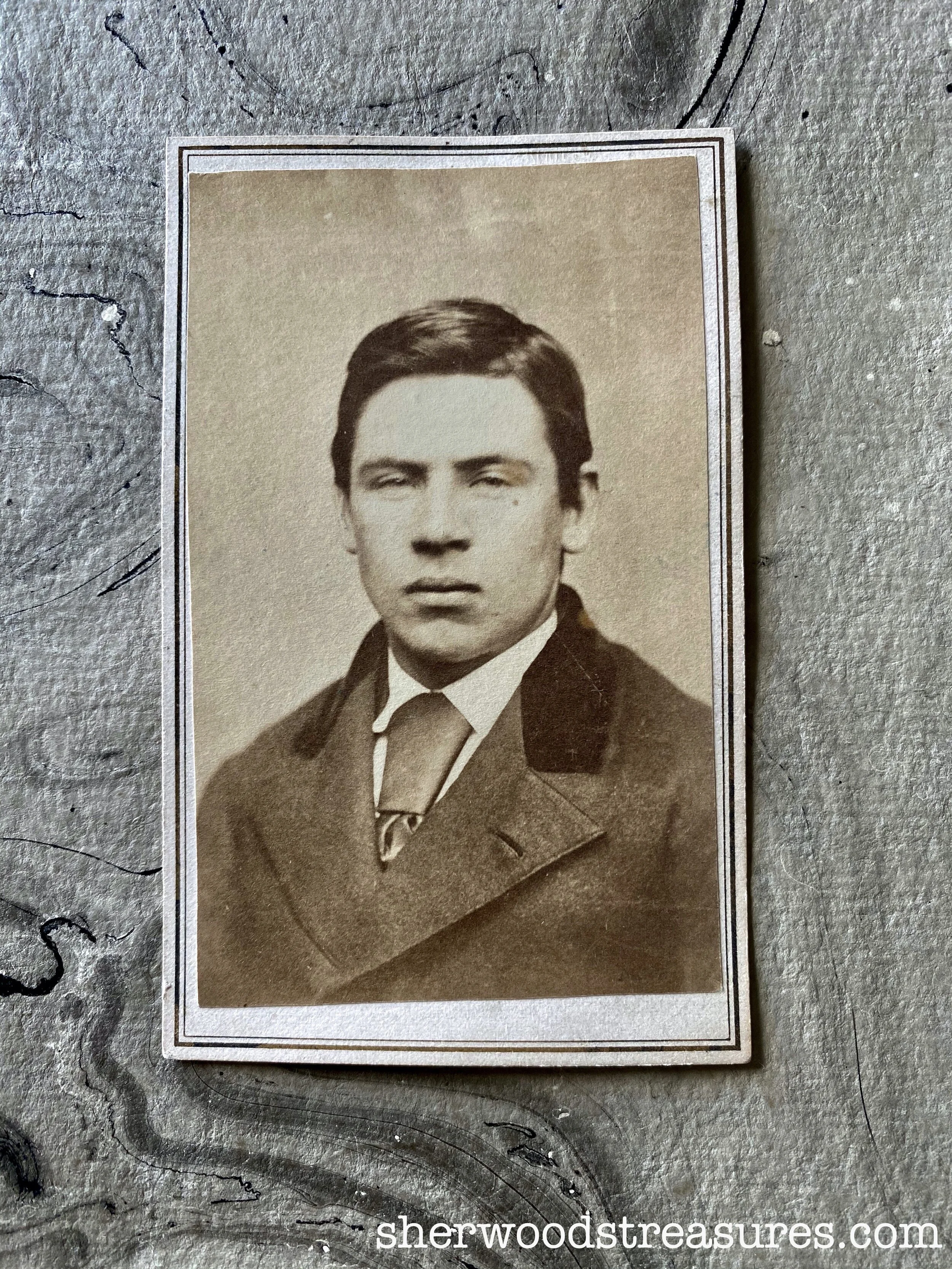 1800s - Mean Looking Burglar CDV