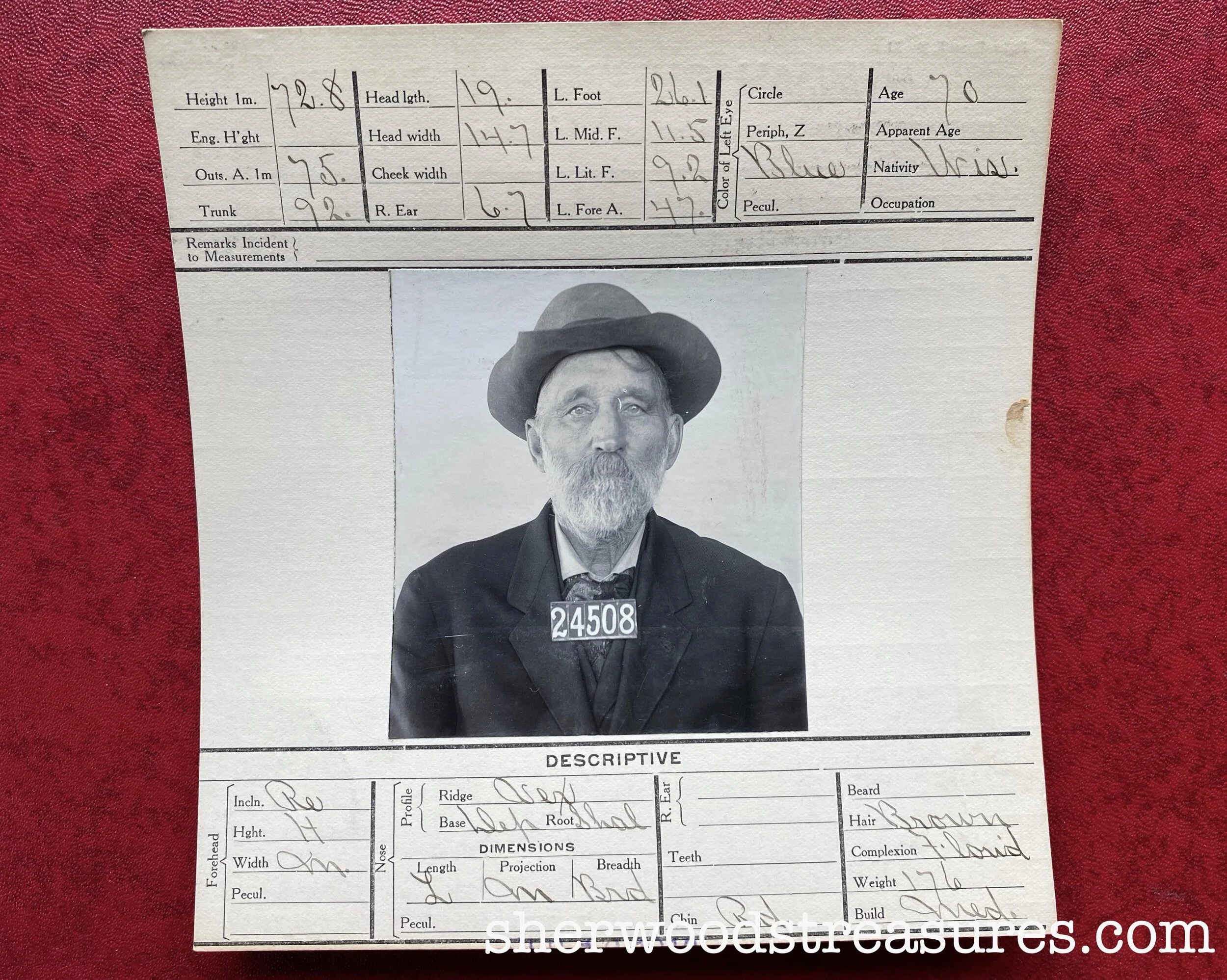 1900s - Somber Bearded Man