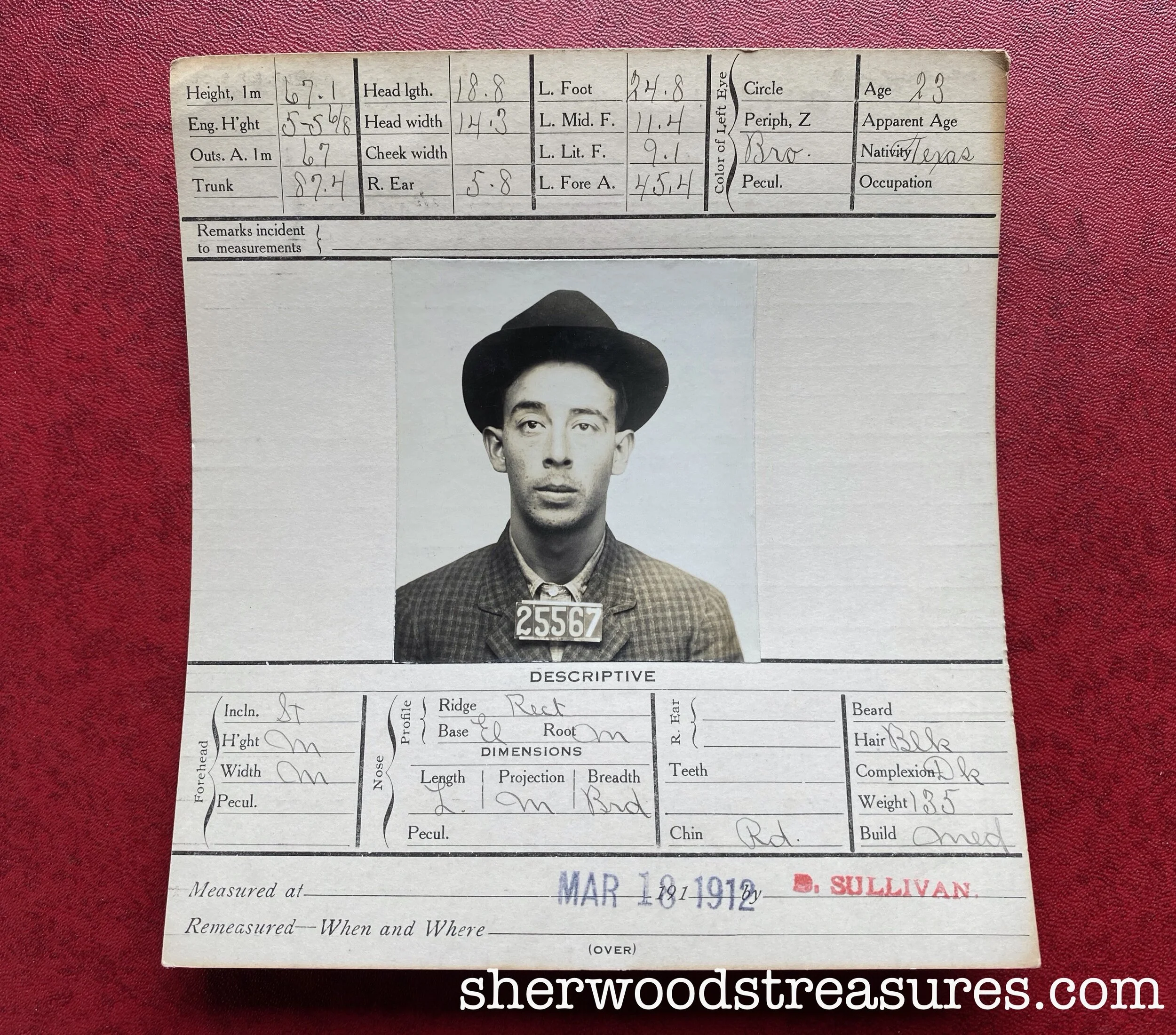 1912 - Young Burglar Fireman in Tweed