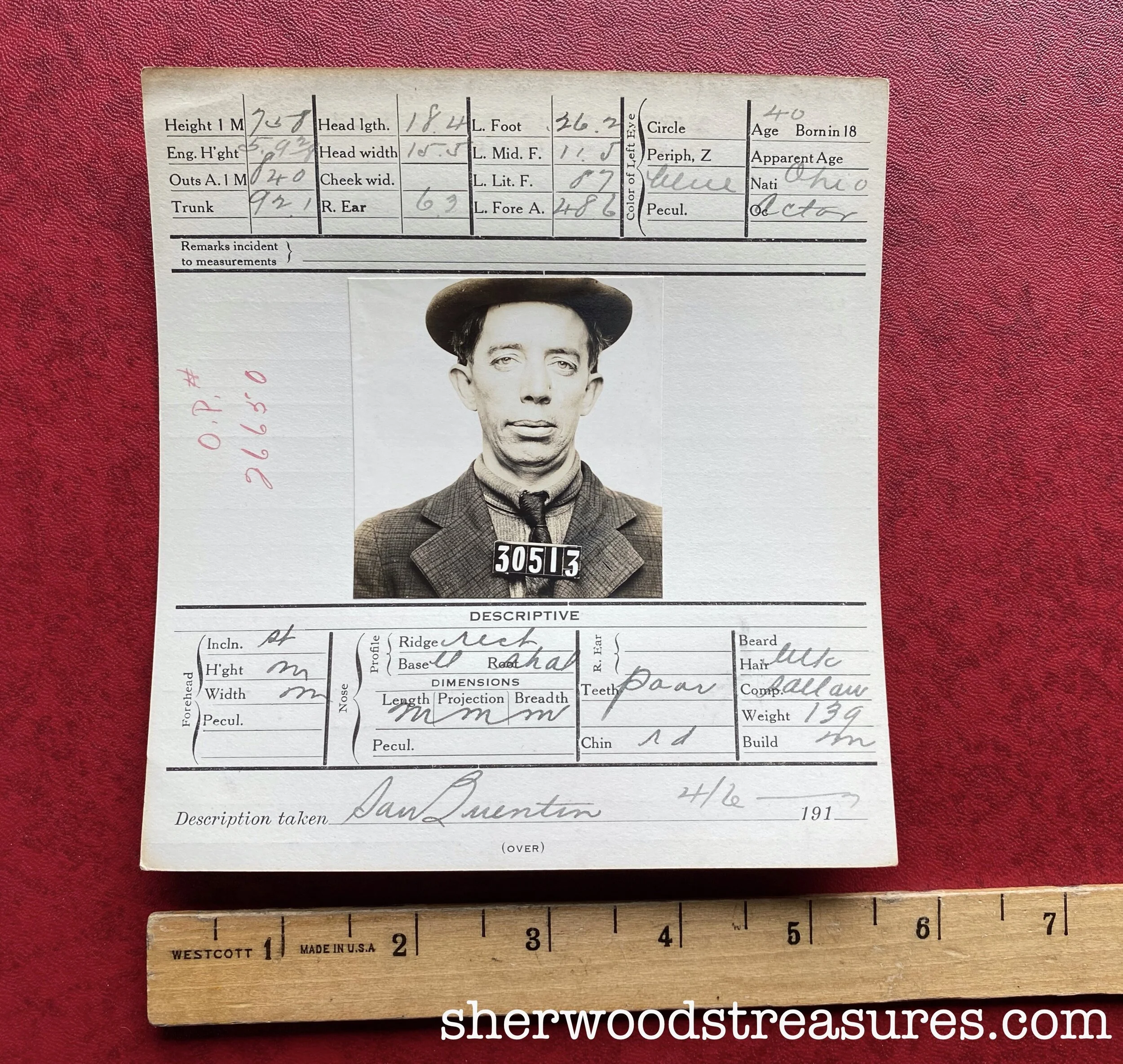 1917 - Actor Forger with Kind Eyes