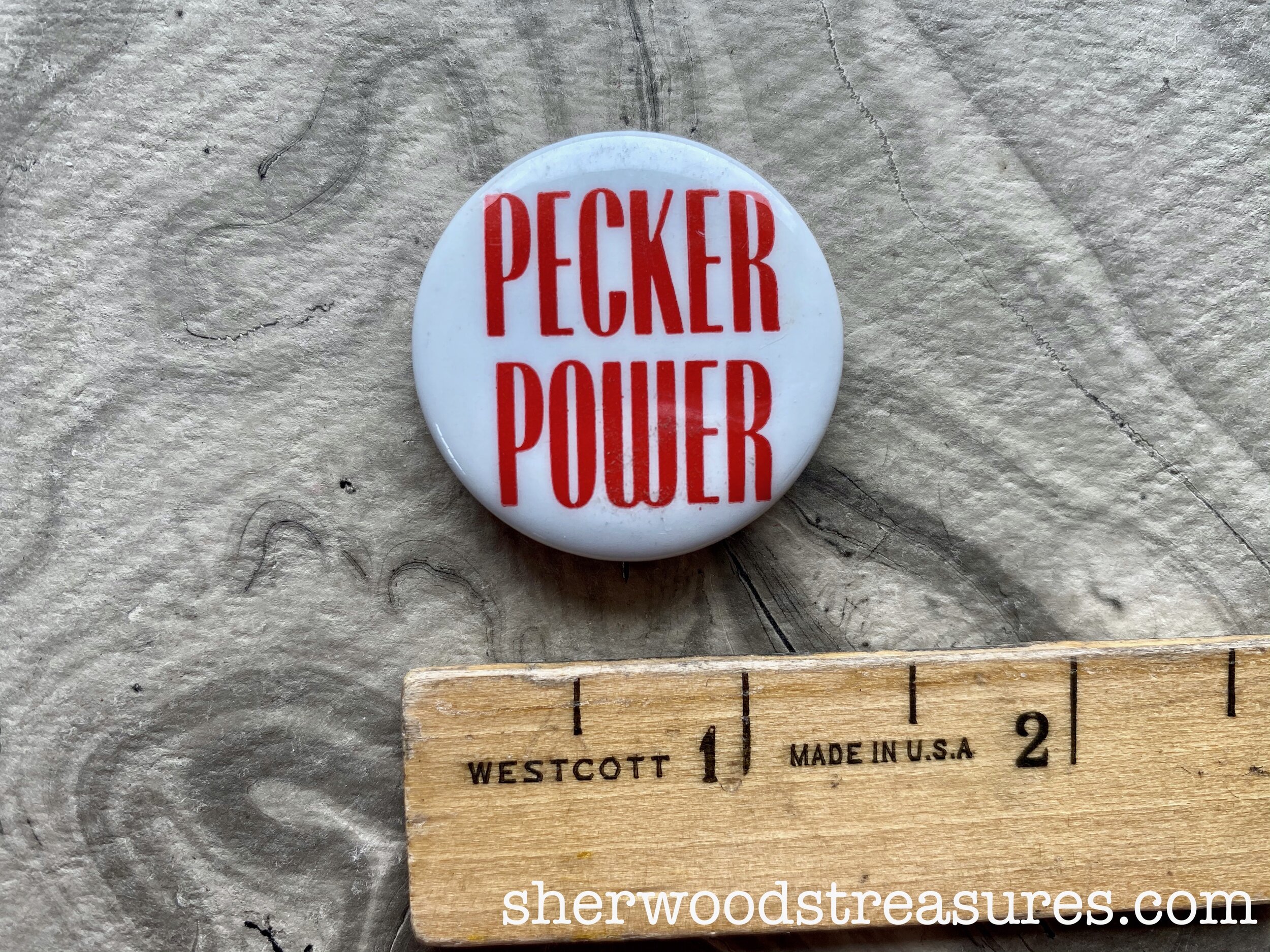 "Pecker Power" Button