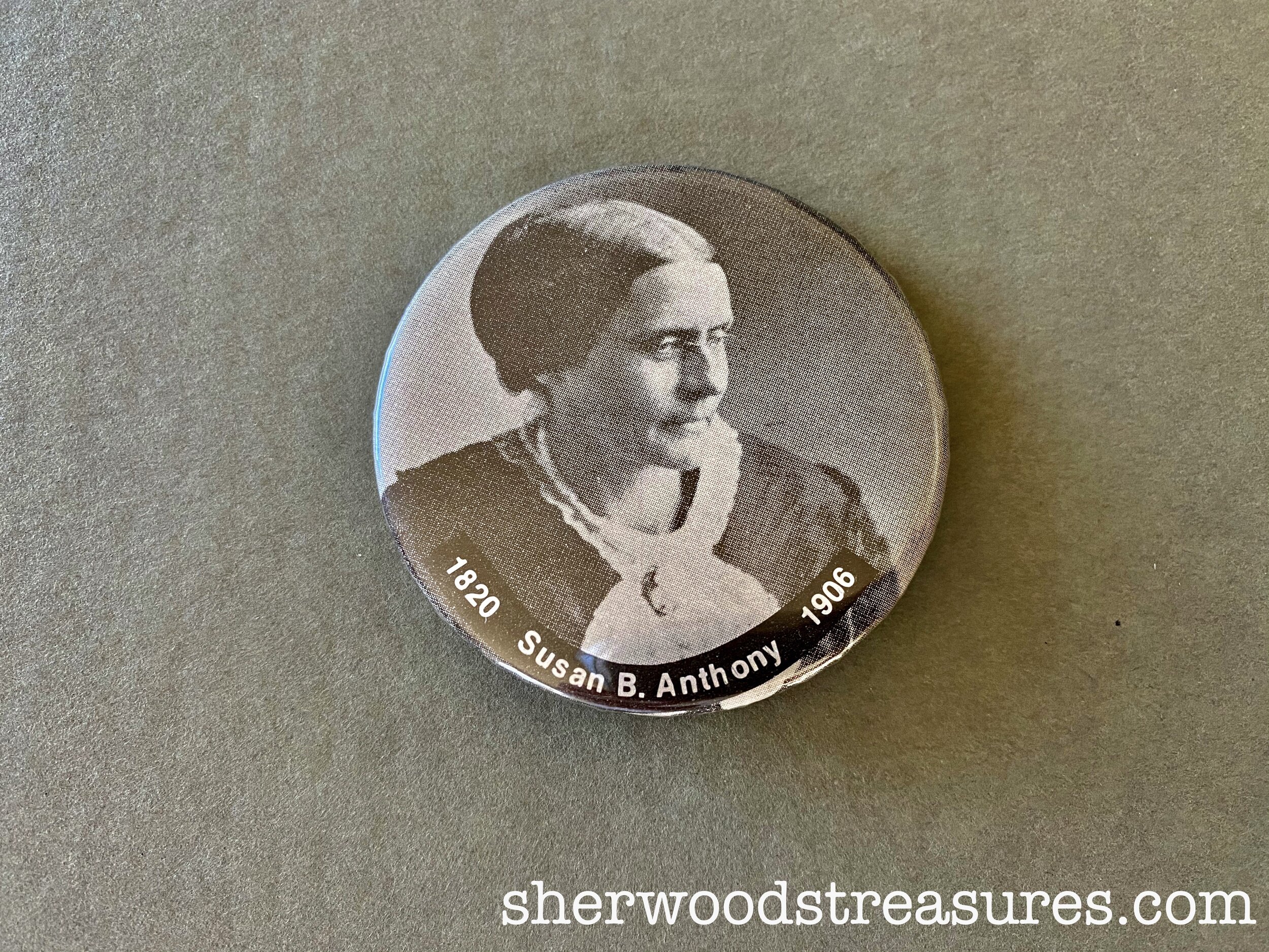 1970s Susan B. Anthony Photographic Button