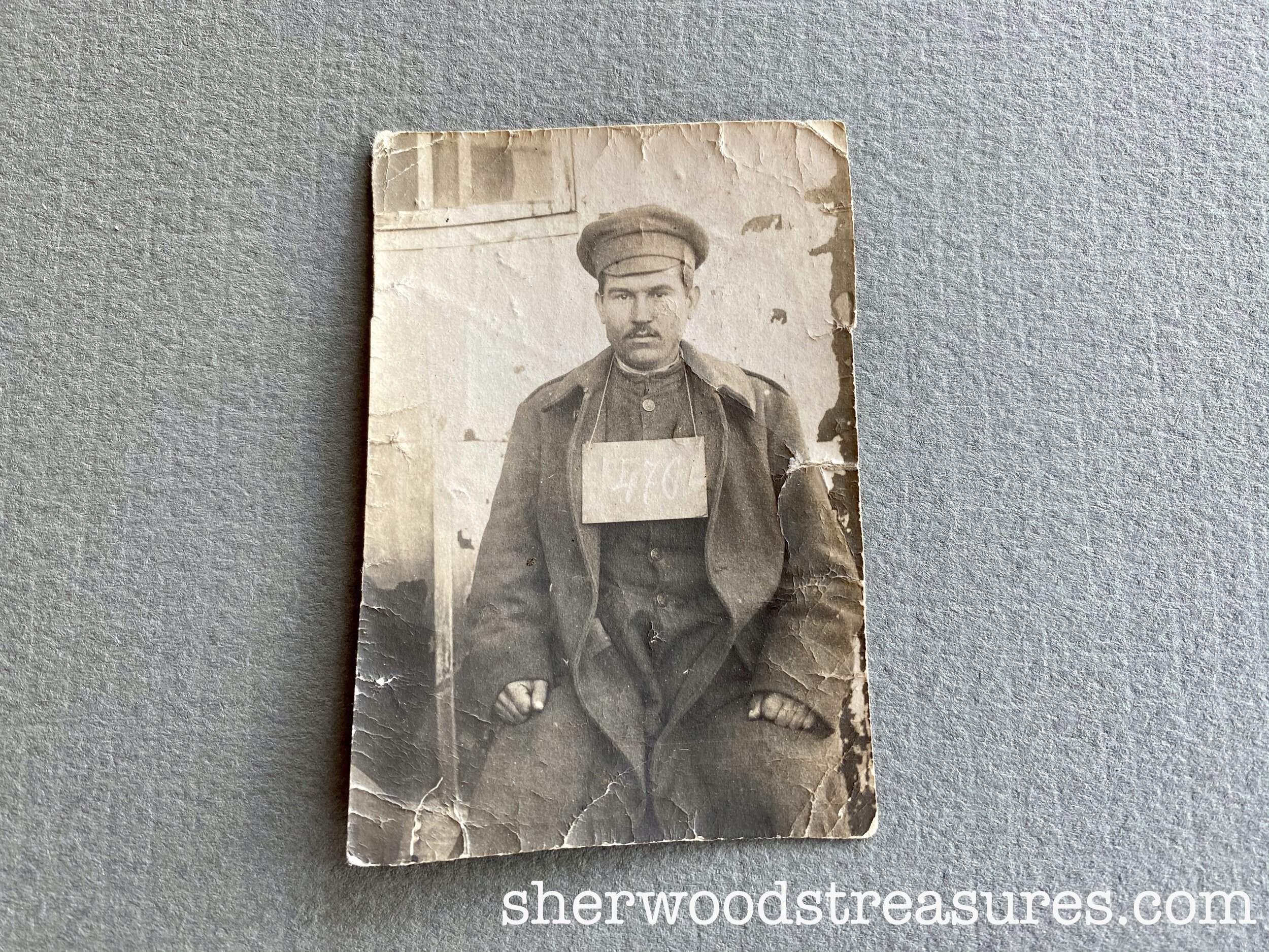1900s - Man in Huge Overcoat