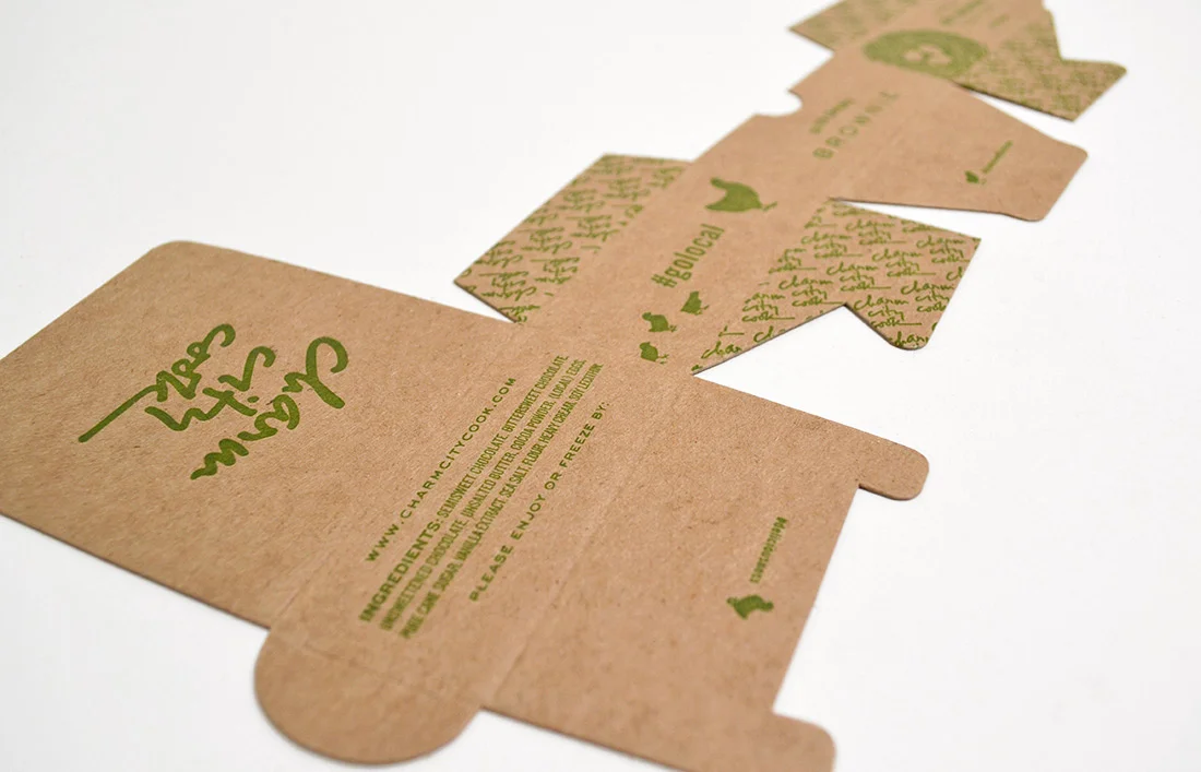 Charm City Cook: Brownie Package Design