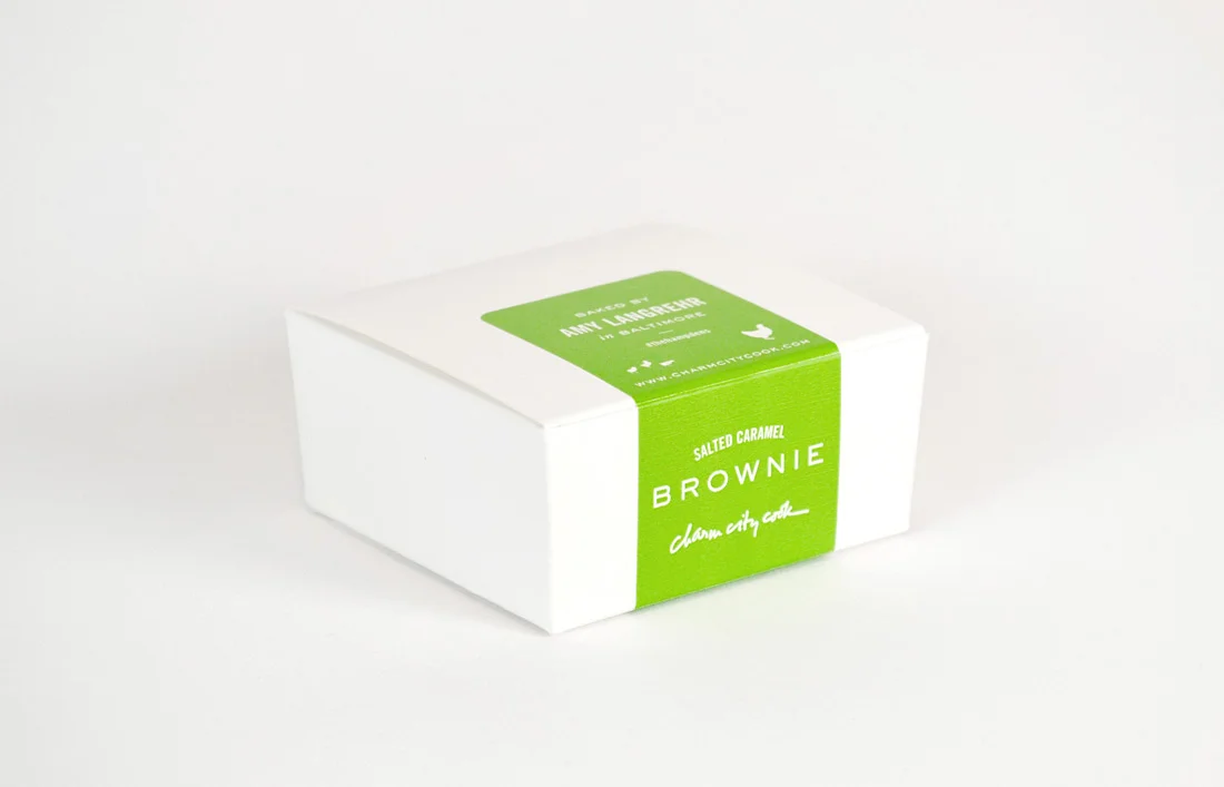 Charm City Cook: Brownie Label Design
