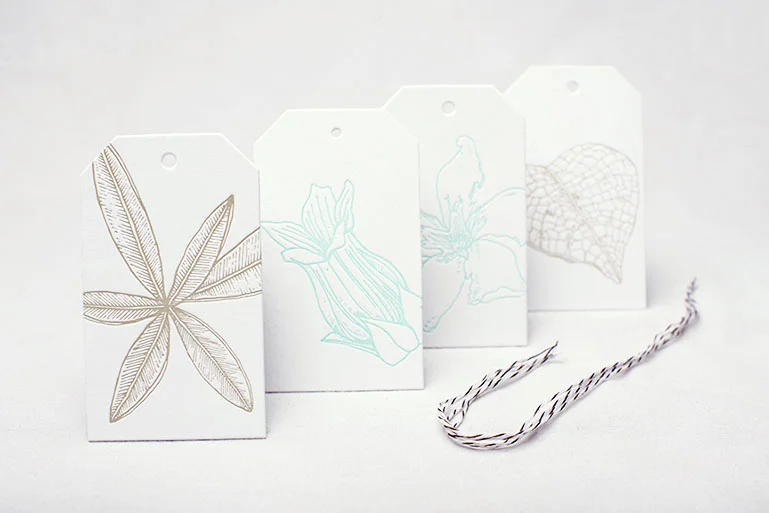Botanicals: Gift Tags