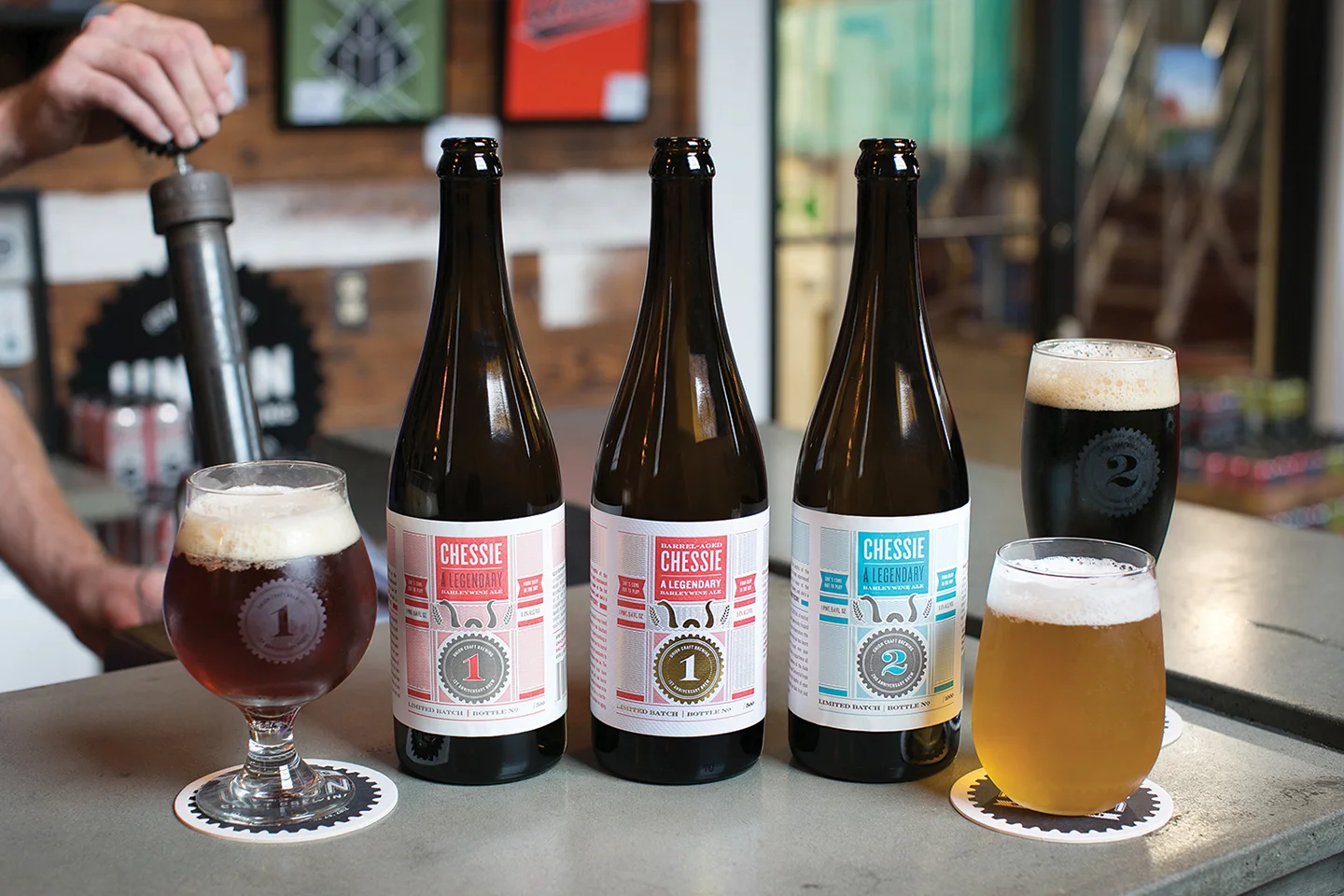 Union Craft Brewing: Anniversary Bottle Design
