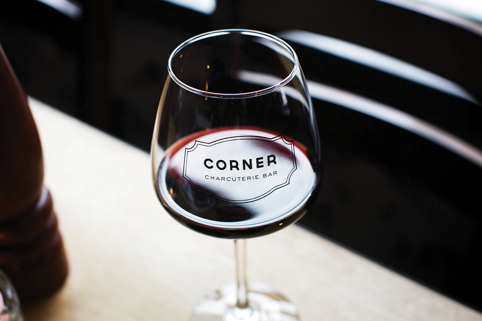 Corner Charcuterie Bar: Glassware Design