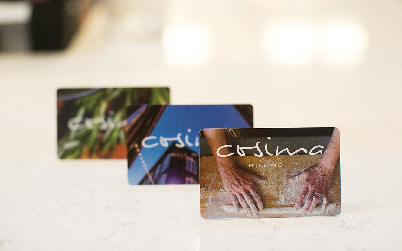 Cosima: Gift Card Design