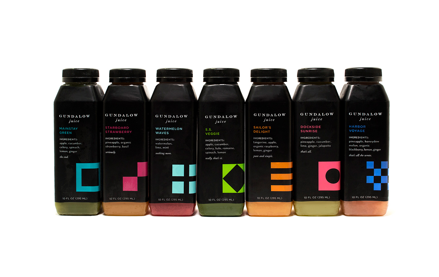 Gundalow Juice: Bottle Package Design