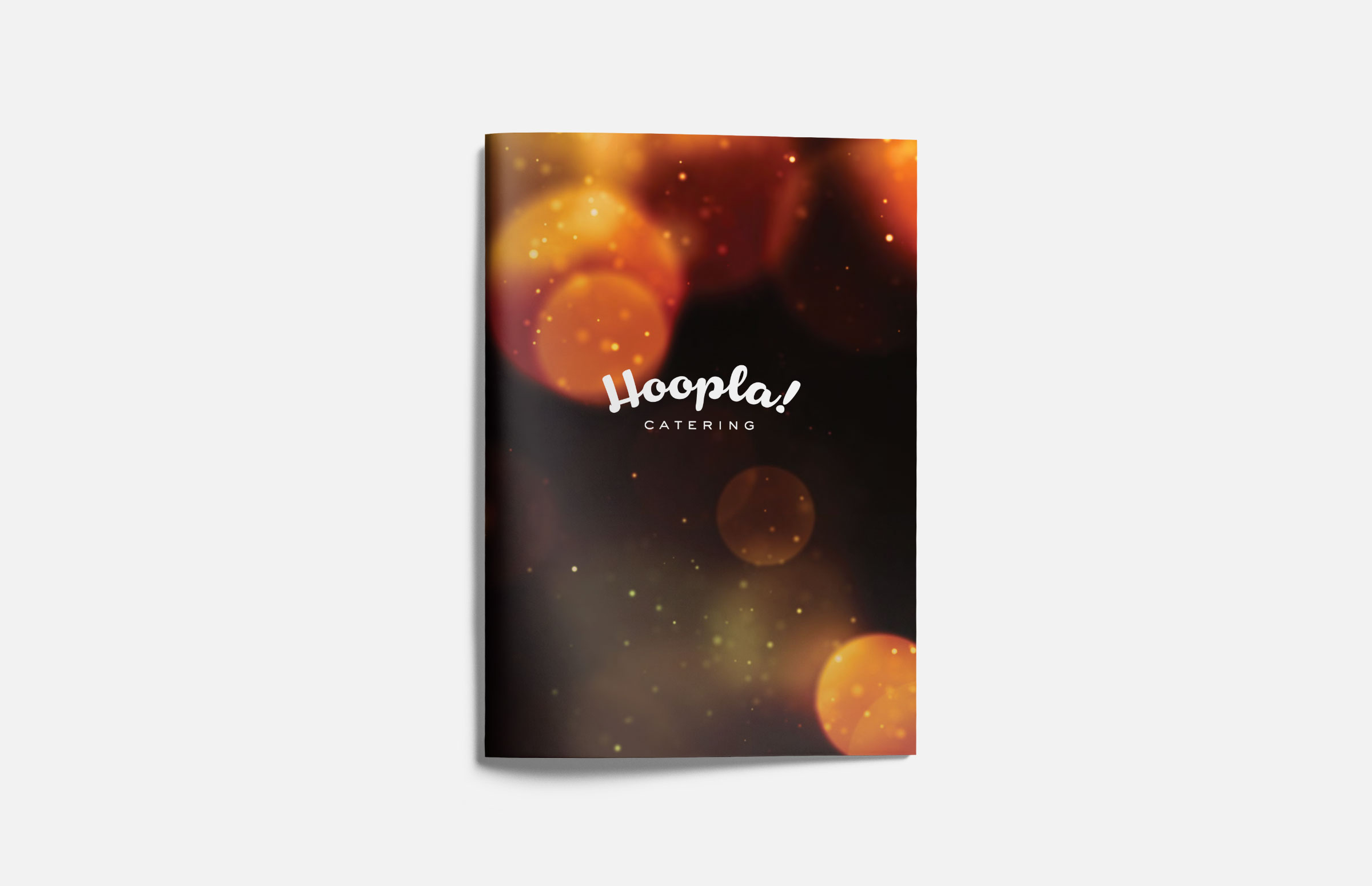 Hoopla! Catering: Informational Booklet Design