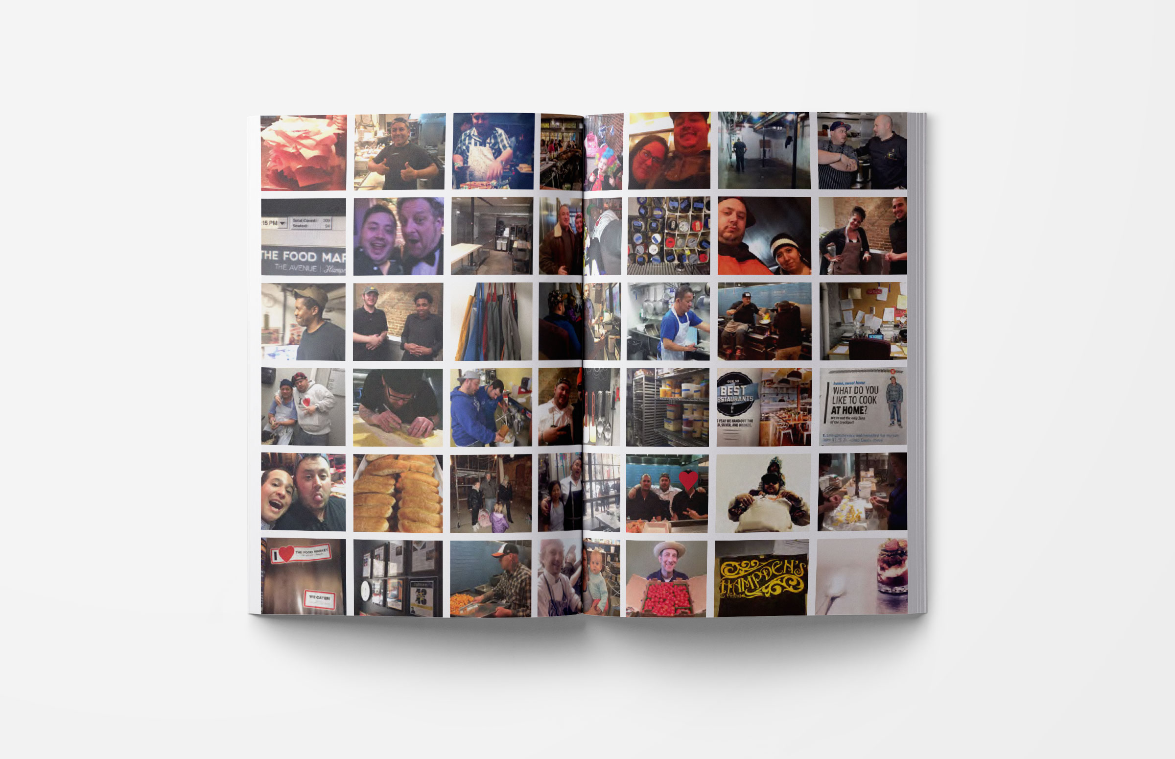 The Food Market: Cookbook Design