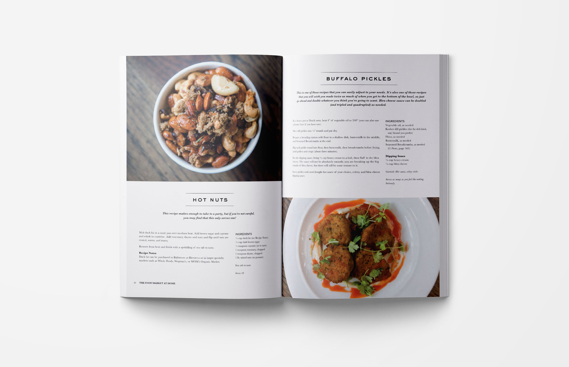 The Food Market: Cookbook Design