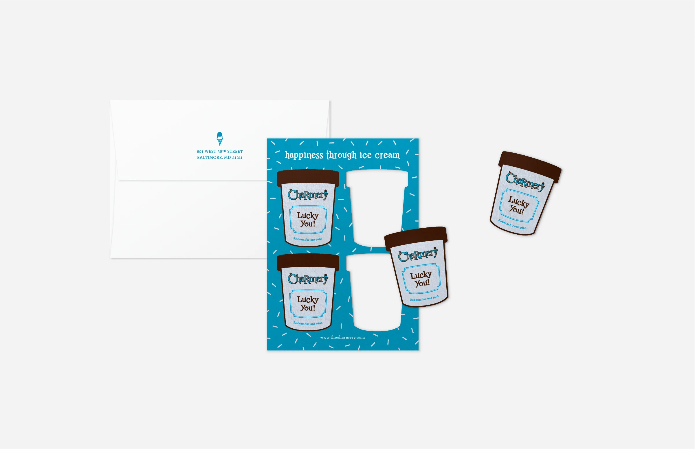 The Charmery: Free Pint Promo Design
