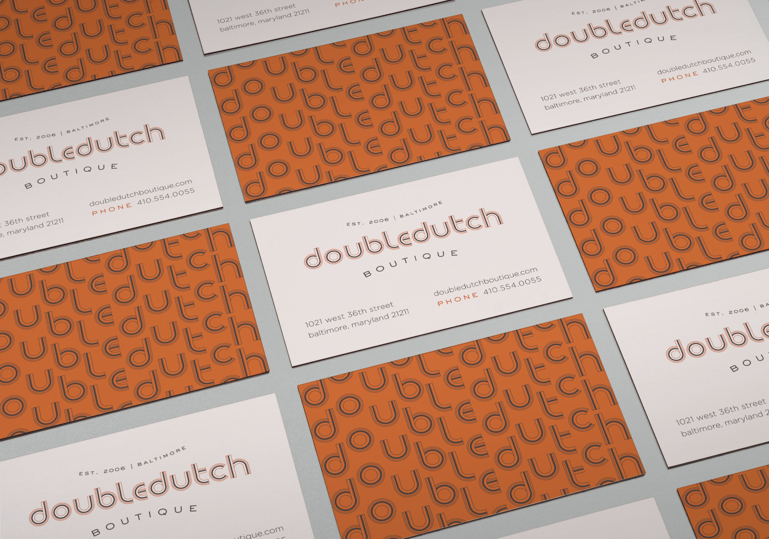 Doubledutch Boutique: Business Card Design