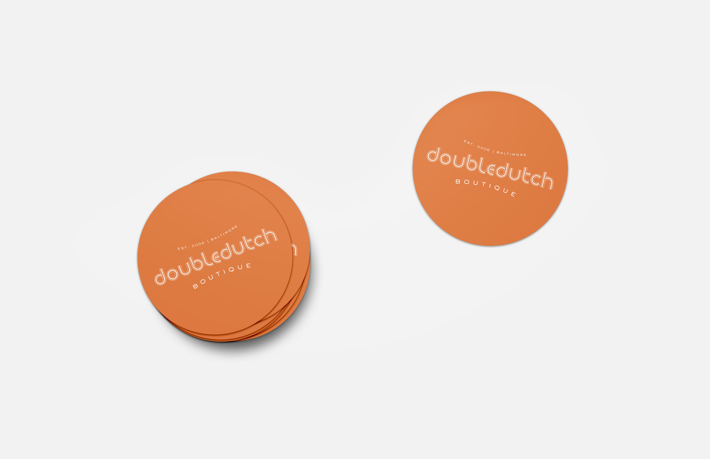 Doubledutch Boutique: Sticker Design