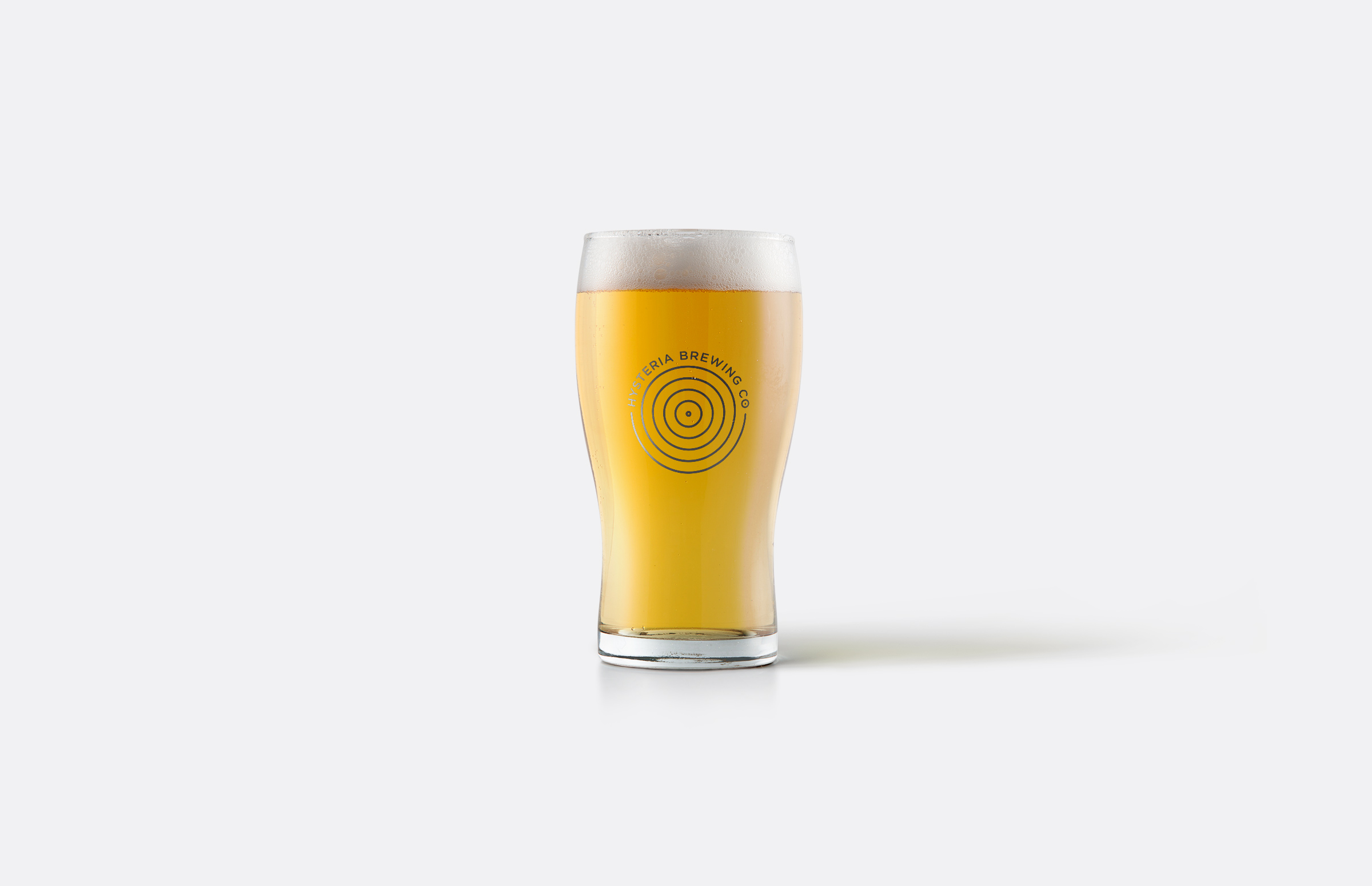 Hysteria Brewing Company: Beer Glass Design