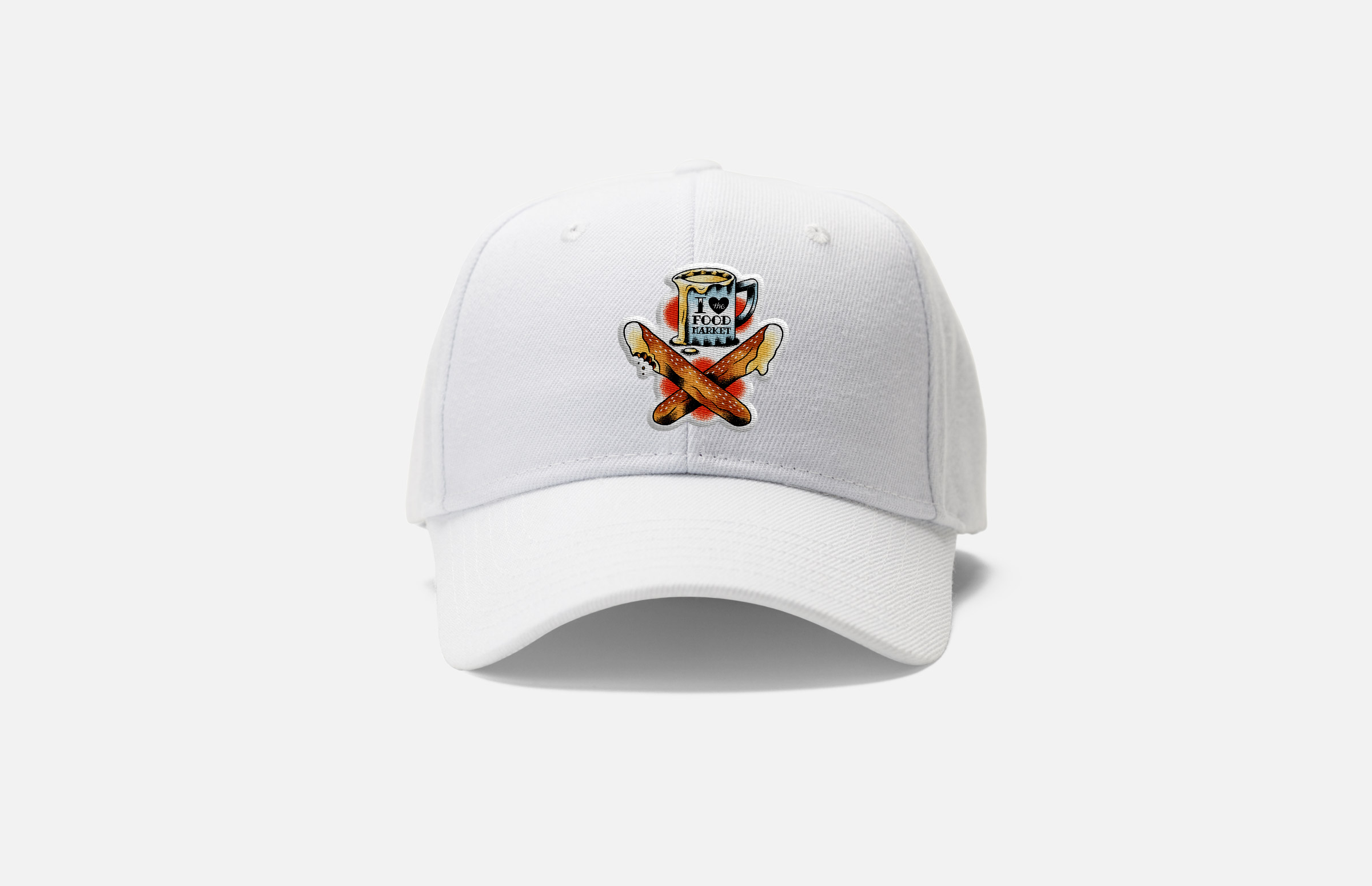 The Food Market: Dad Hat Design