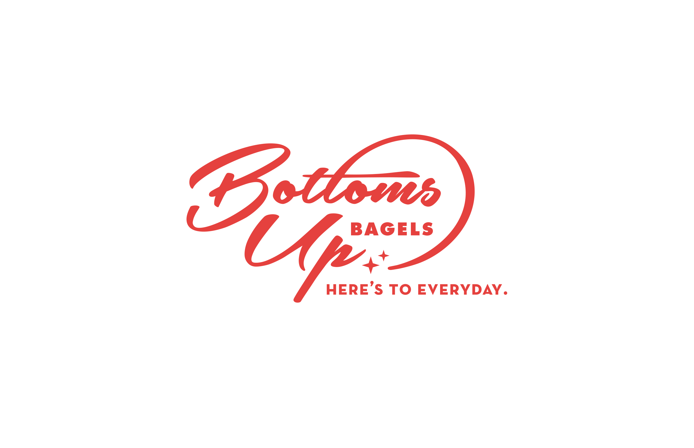 Bottoms Up Bagels: Logo Design