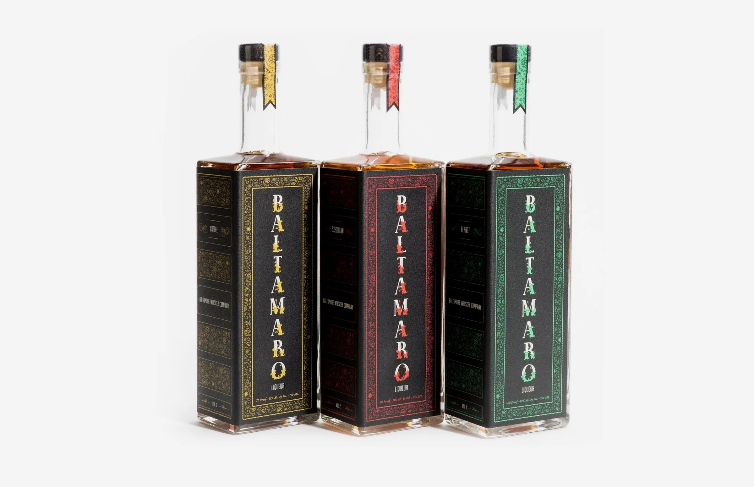 Baltimore Spirits Company: Baltamaro Bottle Design