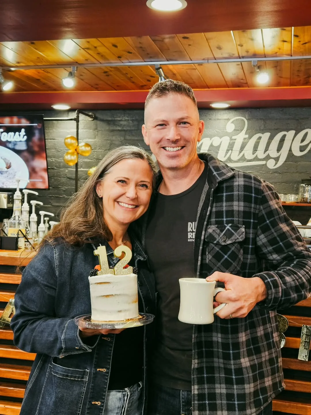 Today, Heritage Coffeehouse officially turned 12 years old!

12 years of learning names, hearing stories, serving delicious coffee and food, building community, and loving where we live!

🍻  Here's to another great year - a baker's dozen! 🍻 

We wo