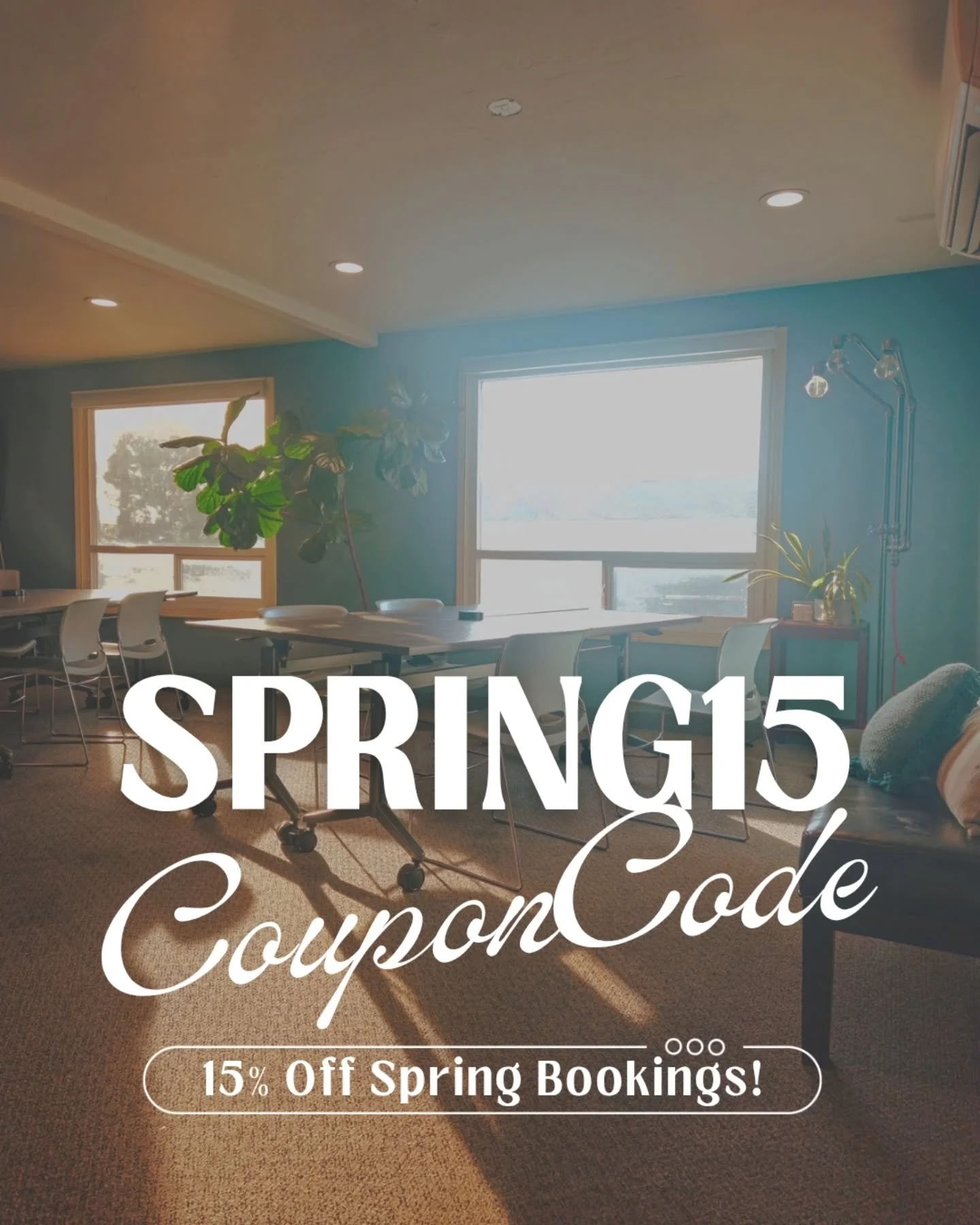 Looking for a place to host a small party or meeting? The Upstairs Event Space at our Shasta Lake location may be the perfect spots!

For events happening this Spring, book before the end of March and get 15% off your booking using the coupon code SP